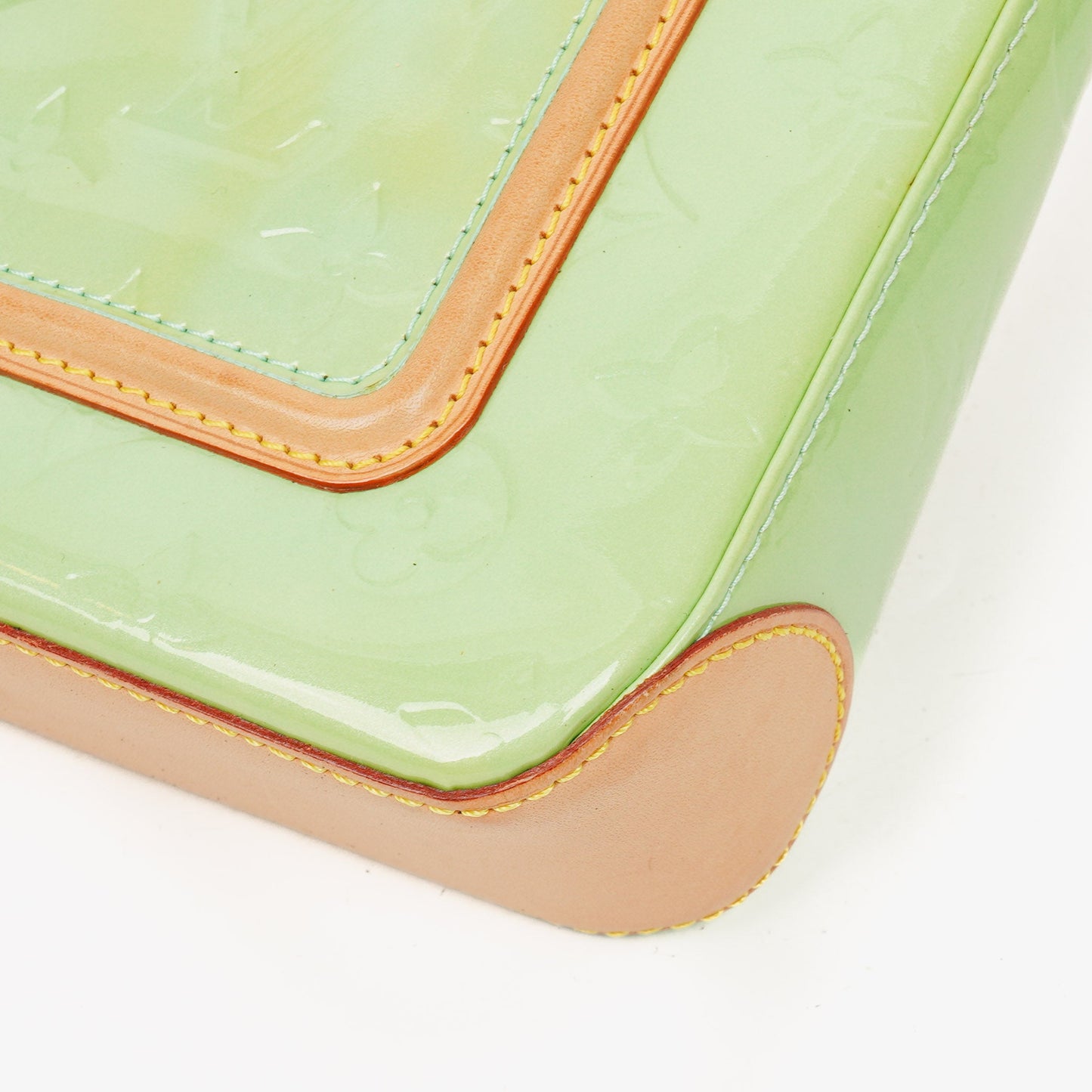 Louis Vuitton Mallory Square Monogram Peppermint Vernis Shouder Bag
