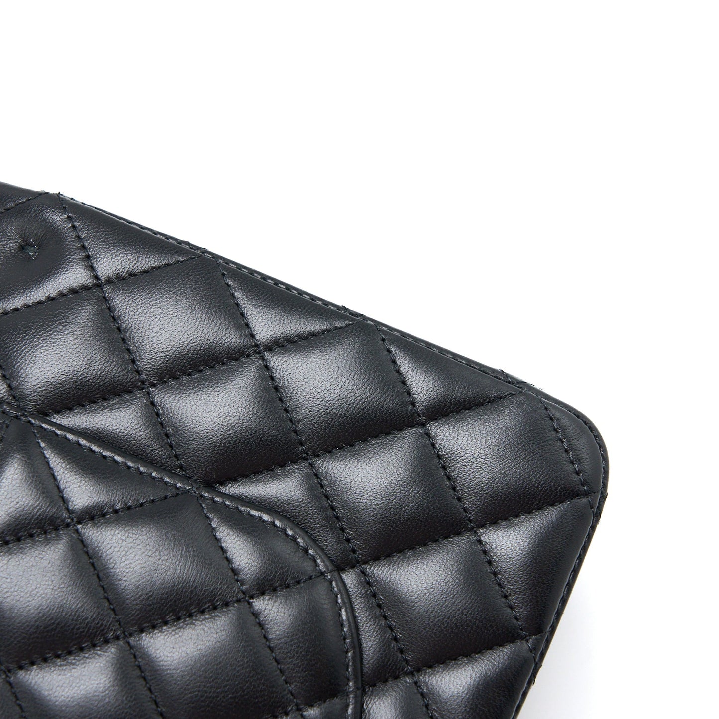 Chanel Medium Classic Double Flap Bag Lambskin Black