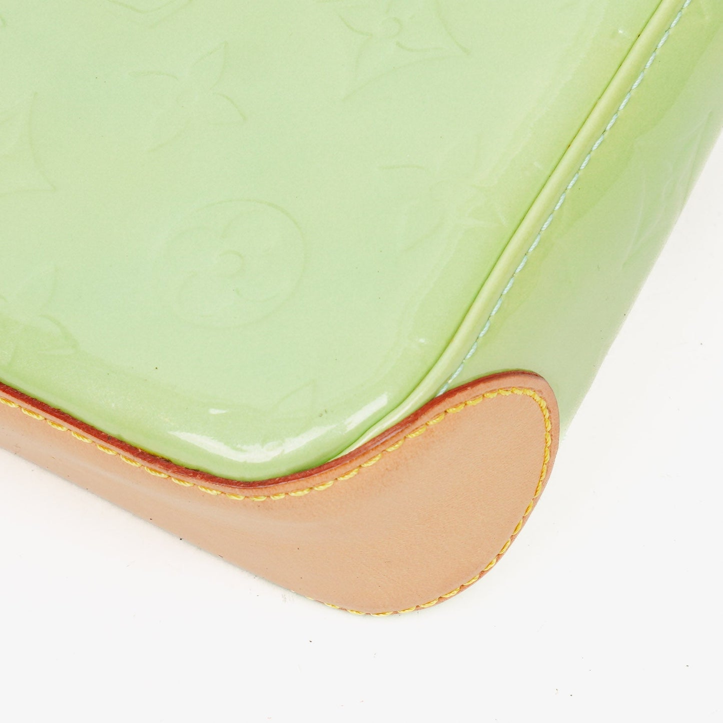Louis Vuitton Mallory Square Monogram Peppermint Vernis Shouder Bag