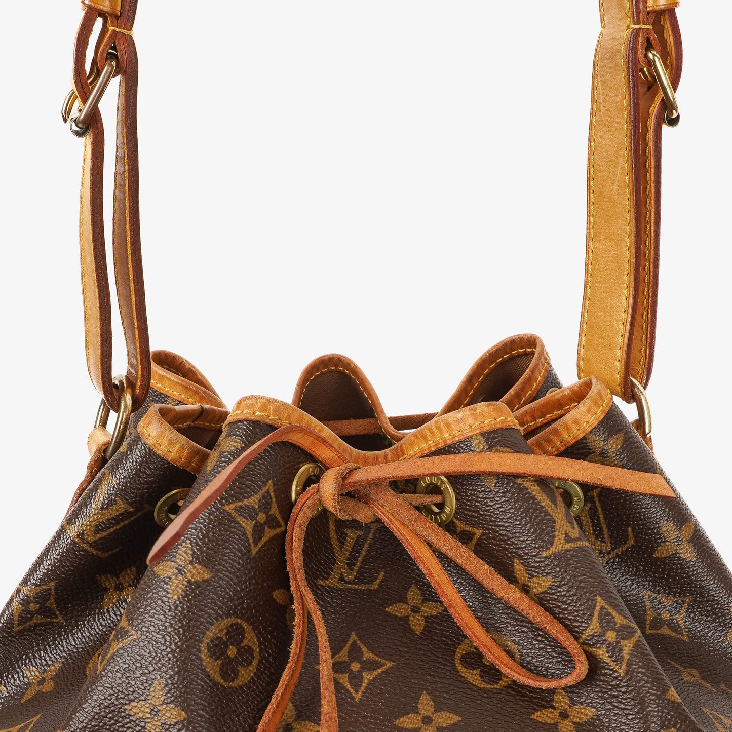 Louis Vuitton Petit Noe Monogram Canvas Shoulder Bag