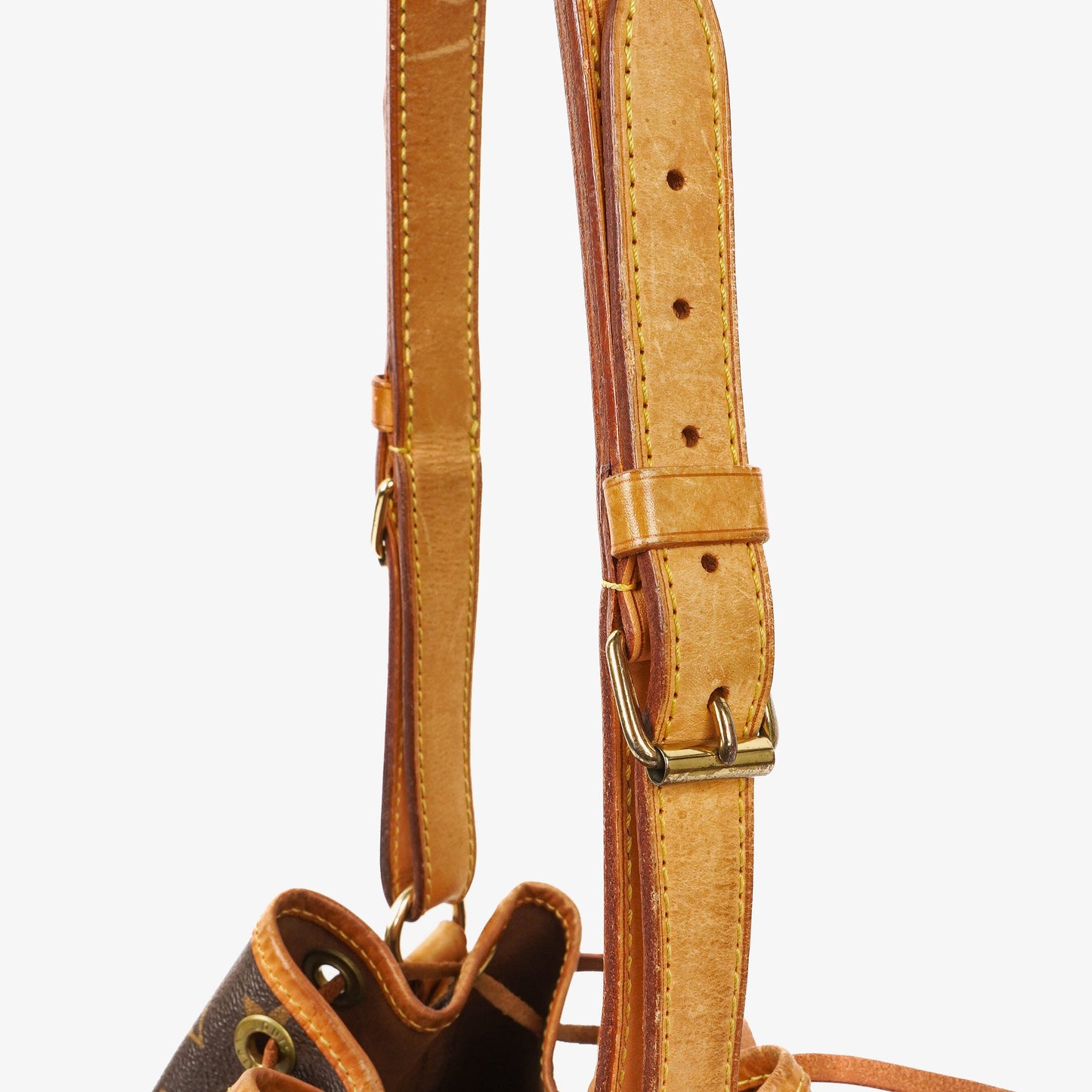 Louis Vuitton Petit Noe Monogram Canvas Shoulder Bag