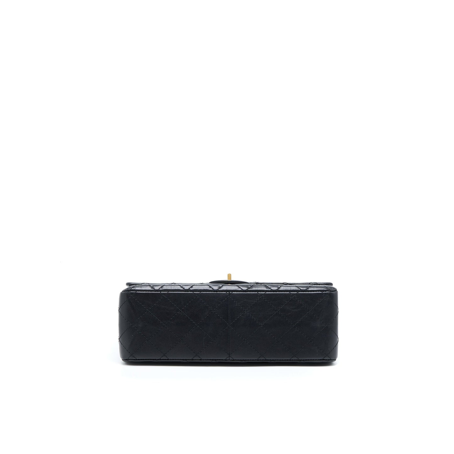 Chanel 2.55 Reissue 226 Aged Calfskin Black Brushed  (Microchip)
