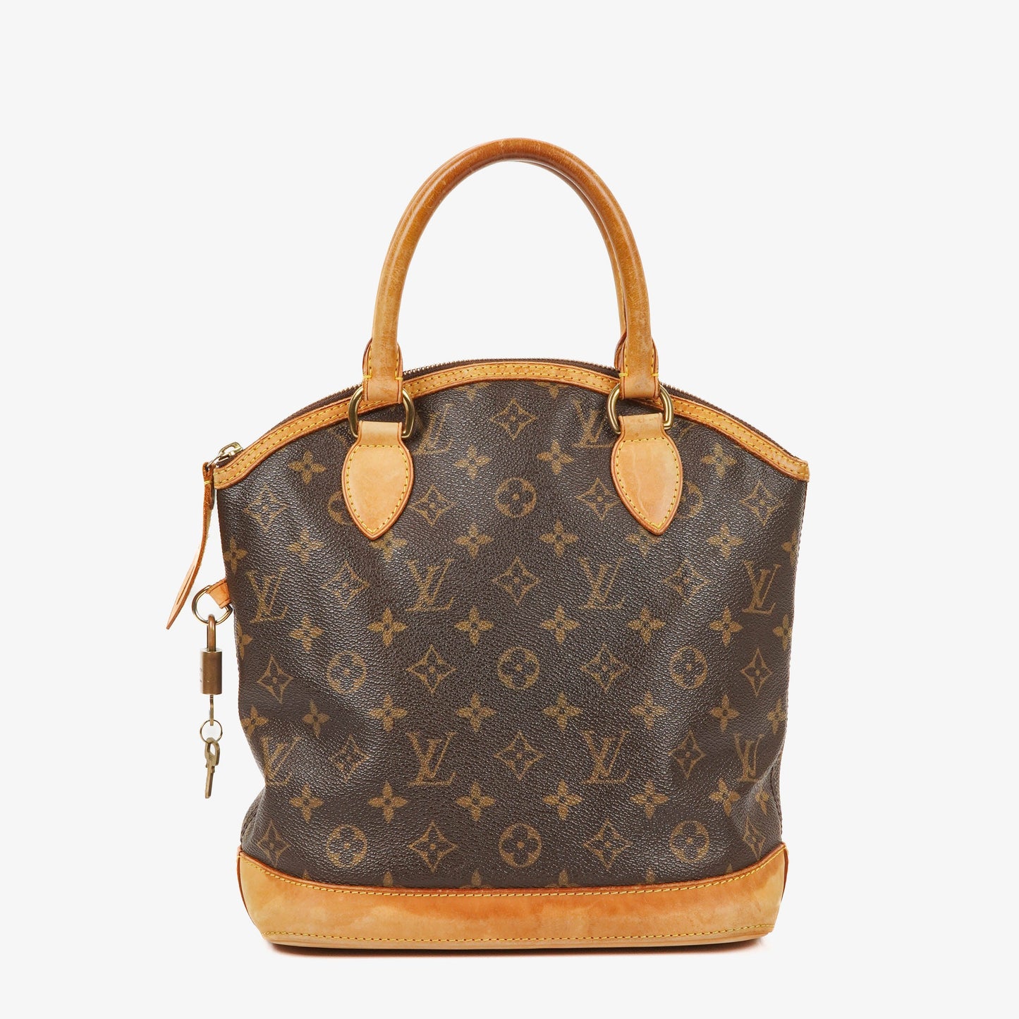 Louis Vuitton Lockit Vertical PM Monogram Canvas Handbag
