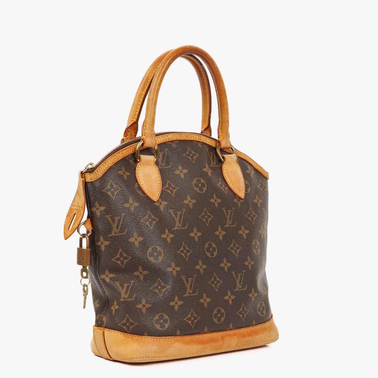 Louis Vuitton Lockit Vertical PM Monogram Canvas Handbag