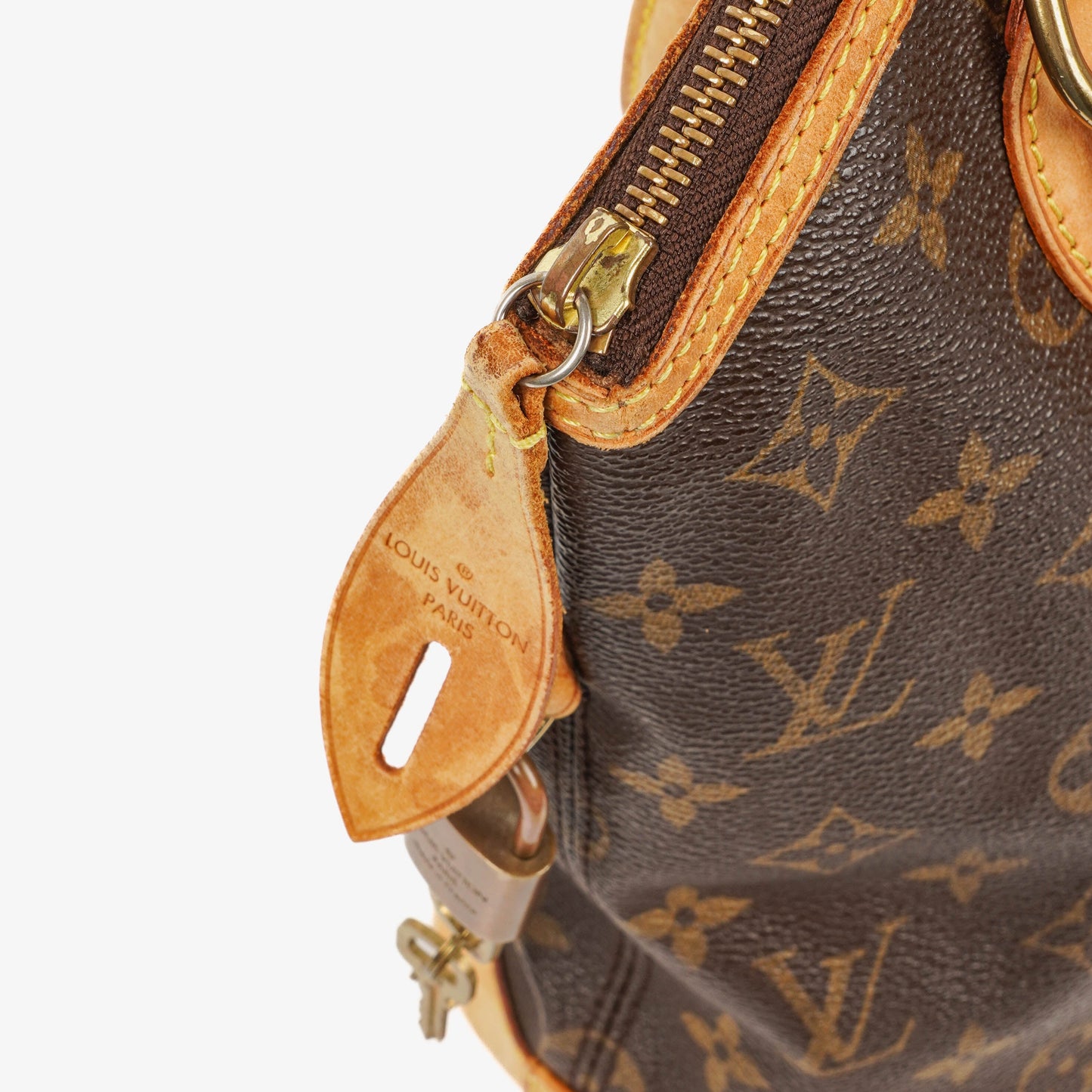 Louis Vuitton Lockit Vertical PM Monogram Canvas Handbag