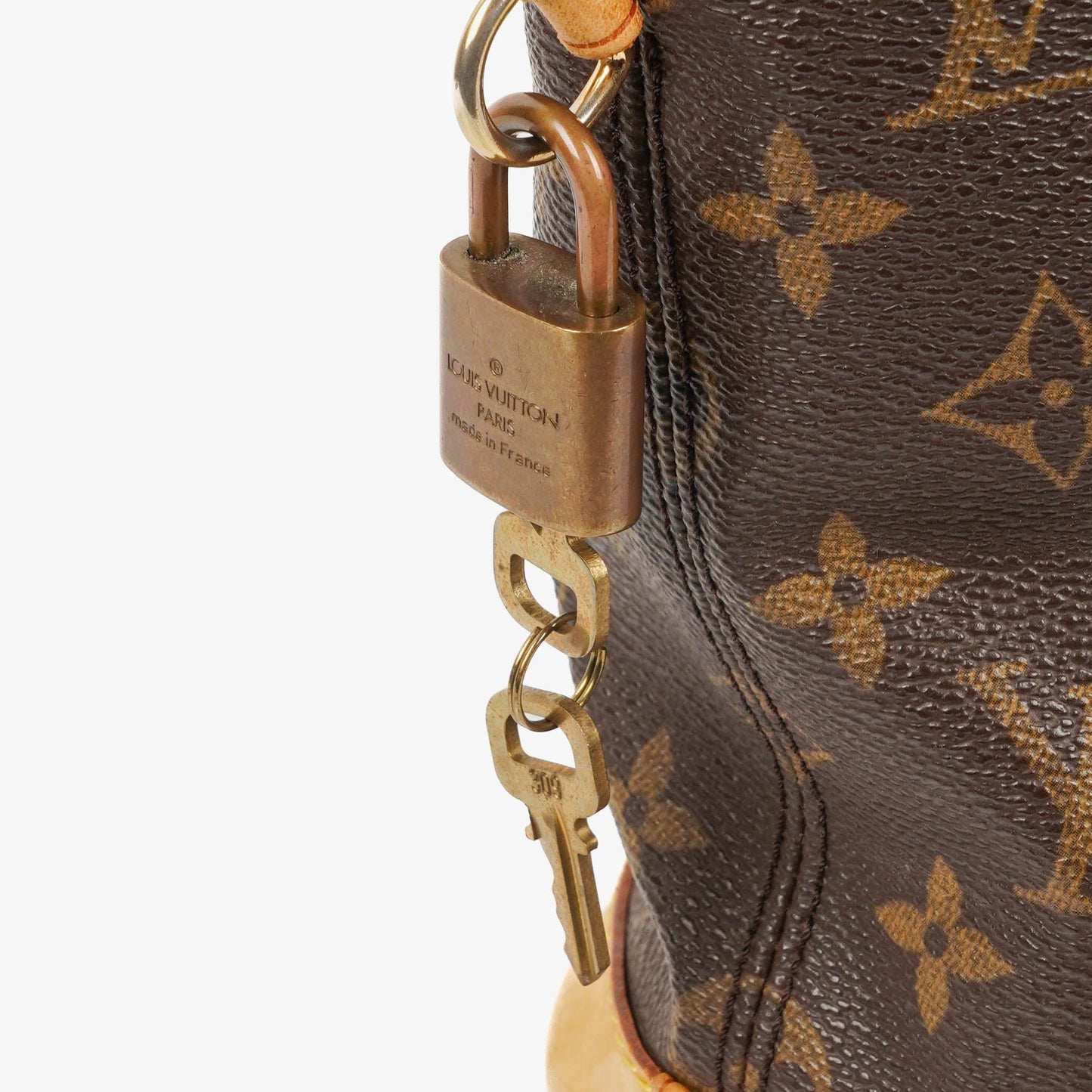 Louis Vuitton Lockit Vertical PM Monogram Canvas Handbag