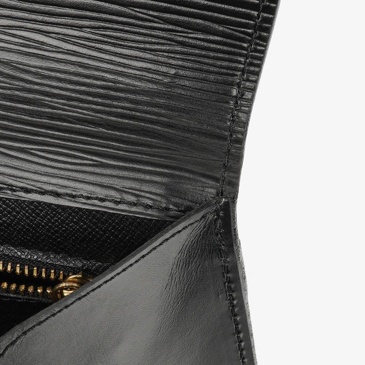 Louis Vuitton Arts-Deco Black EPI Leather Clutch Bag