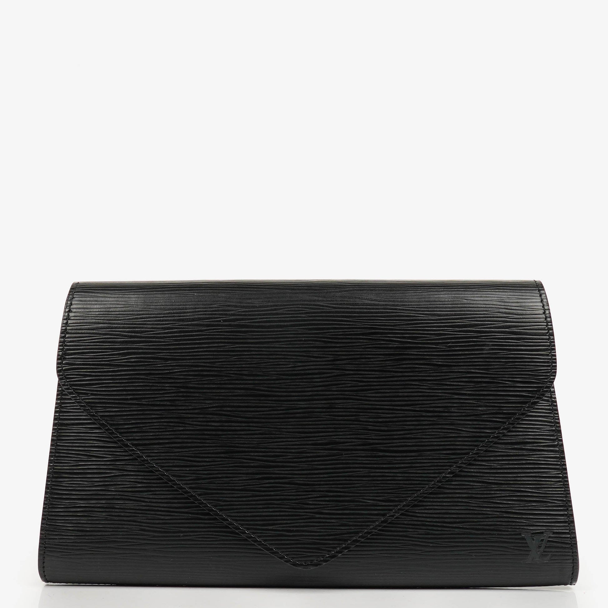 Louis Vuitton Arts-Deco Black EPI Leather Clutch Bag