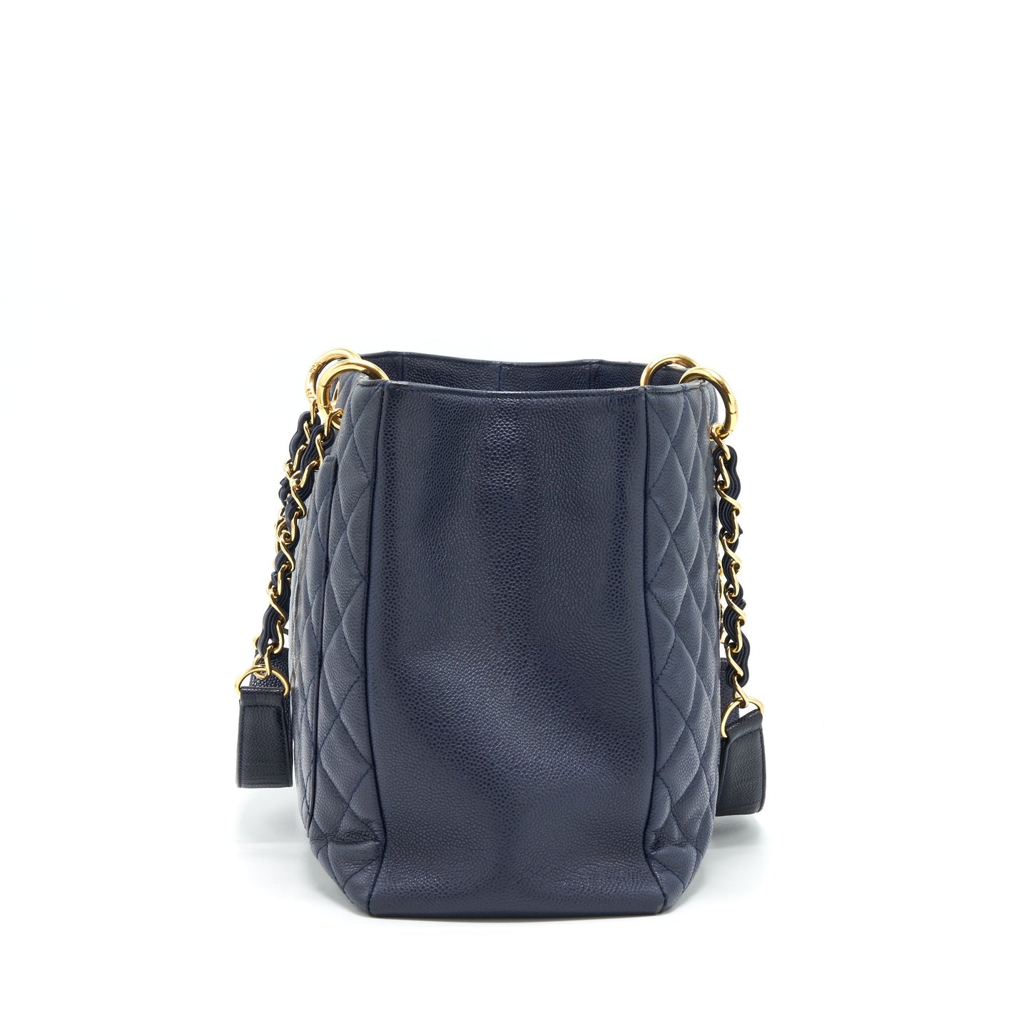 Chanel Grand Shopping Tote XL Caviar Navy Blue