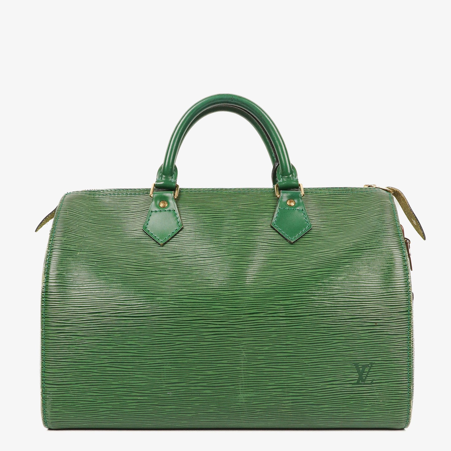 Louis Vuitton  30 Green EPI Leather Handbag