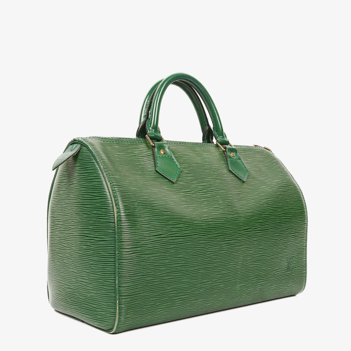 Louis Vuitton  30 Green EPI Leather Handbag