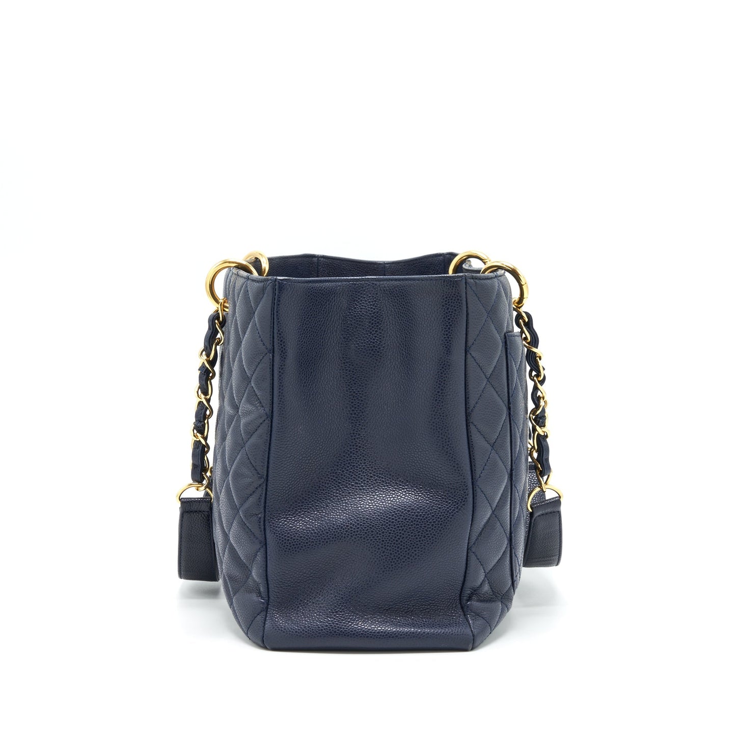 Chanel Grand Shopping Tote XL Caviar Navy Blue