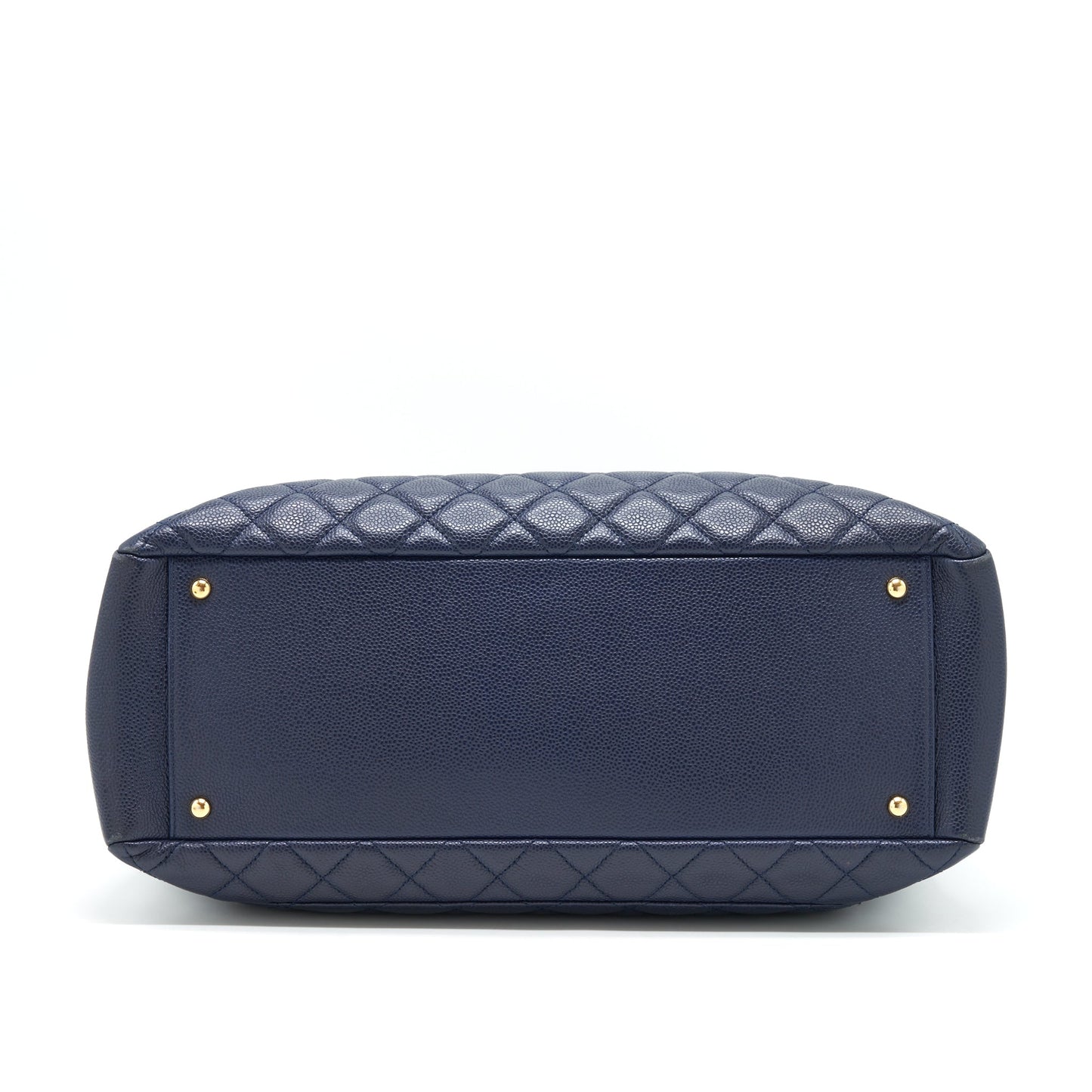 Chanel Grand Shopping Tote XL Caviar Navy Blue