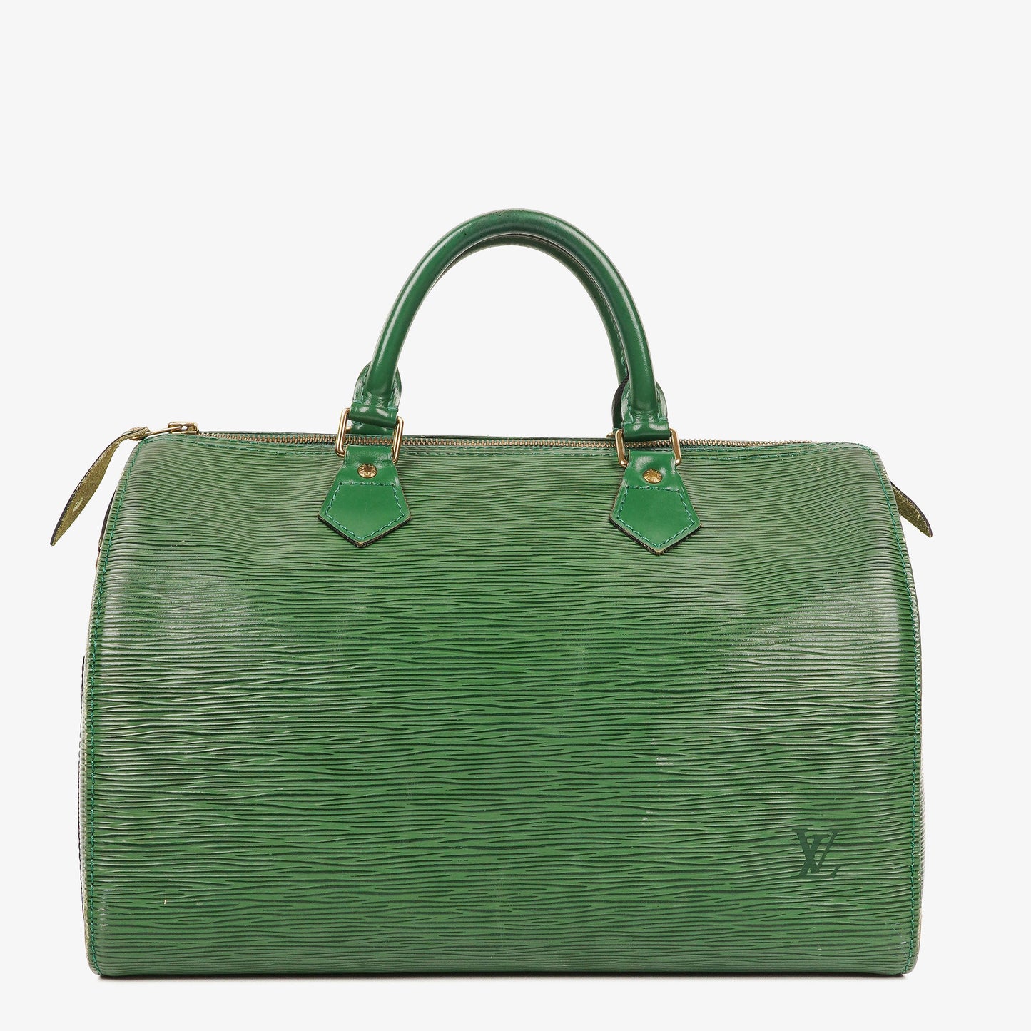 Louis Vuitton  30 Green EPI Leather Handbag