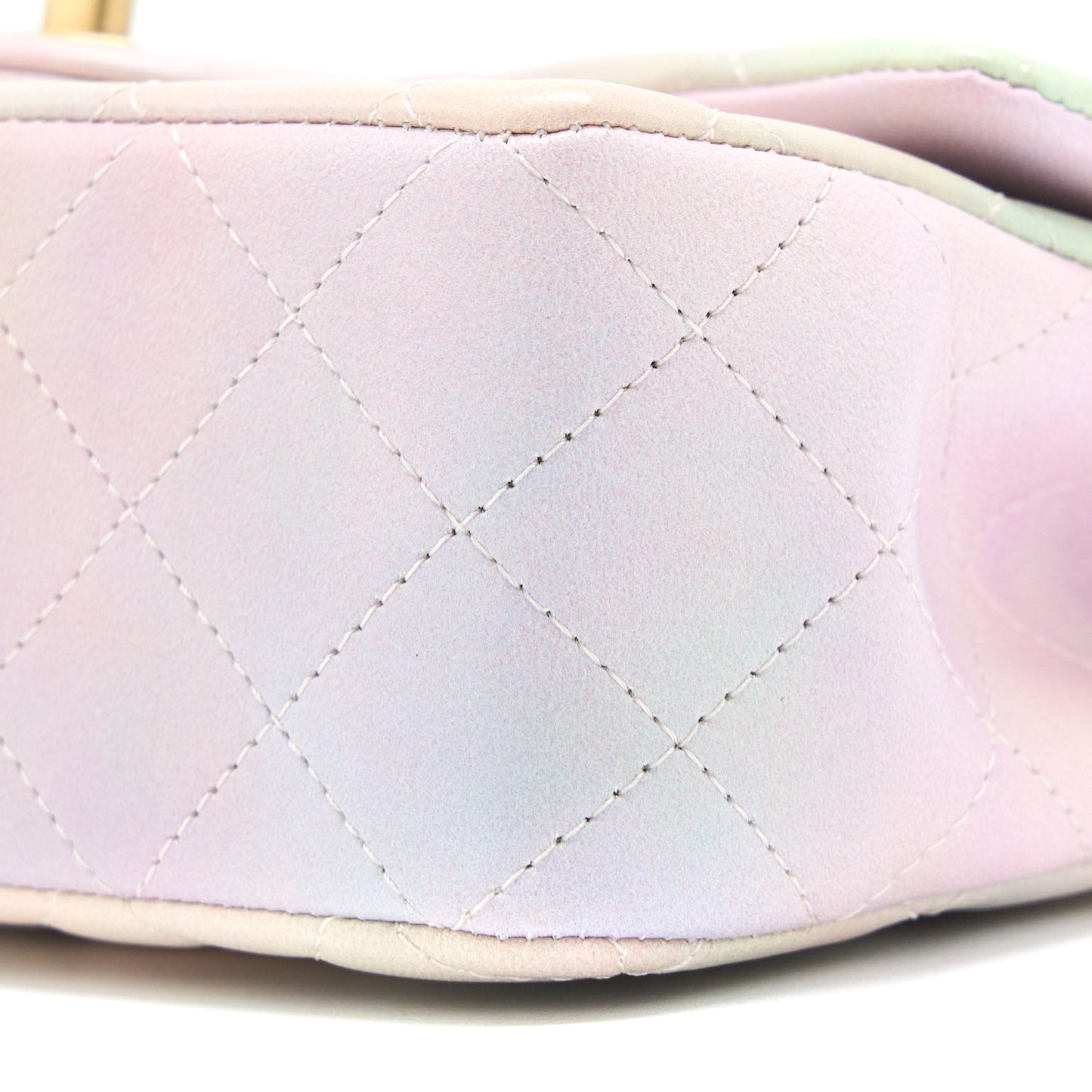 Chanel Top Handle Mini Rectangular Flap Ombré Multicolour Lambskin  (Microchip)