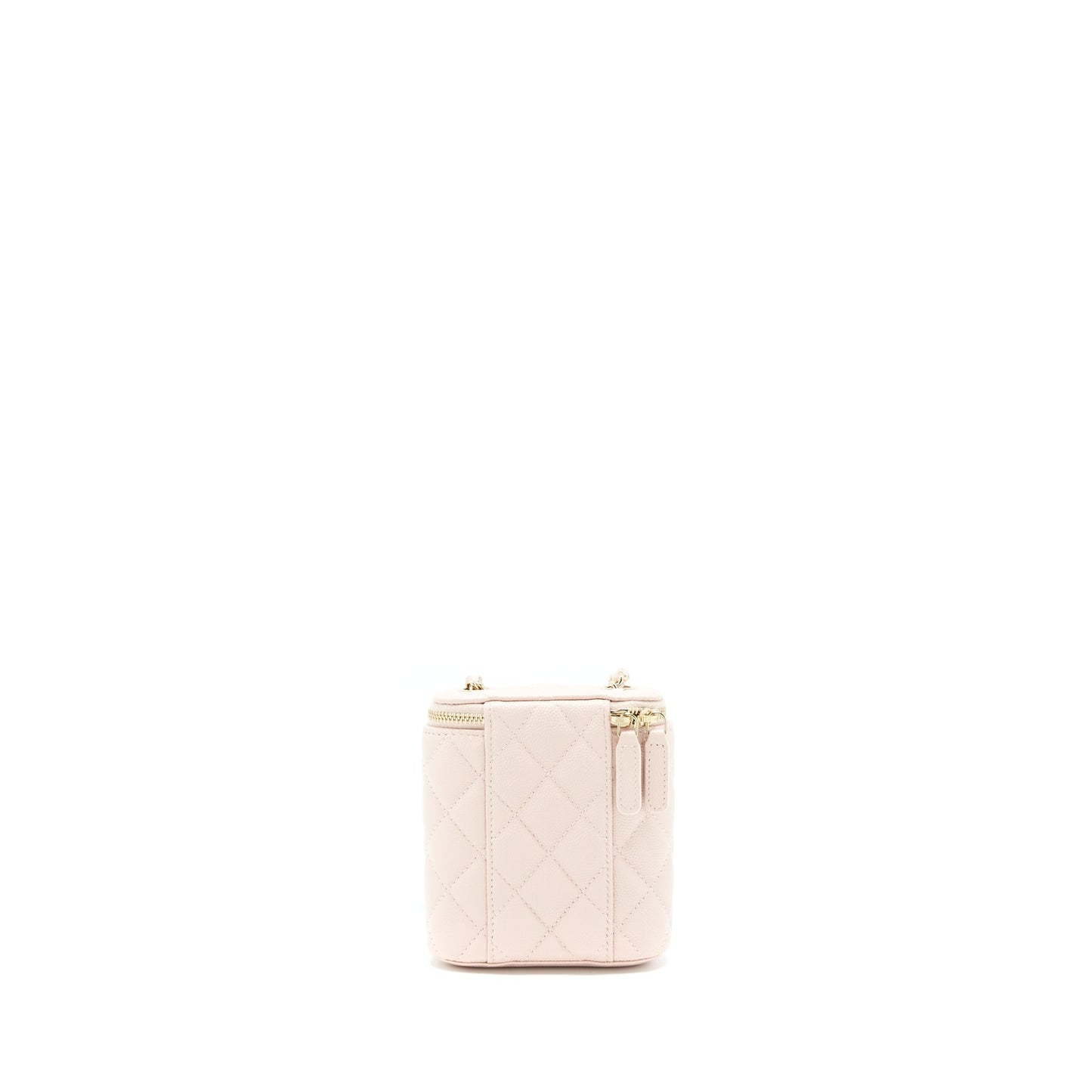 Chanel 21C Vertical Vanity On Chain Caviar Light Pink L