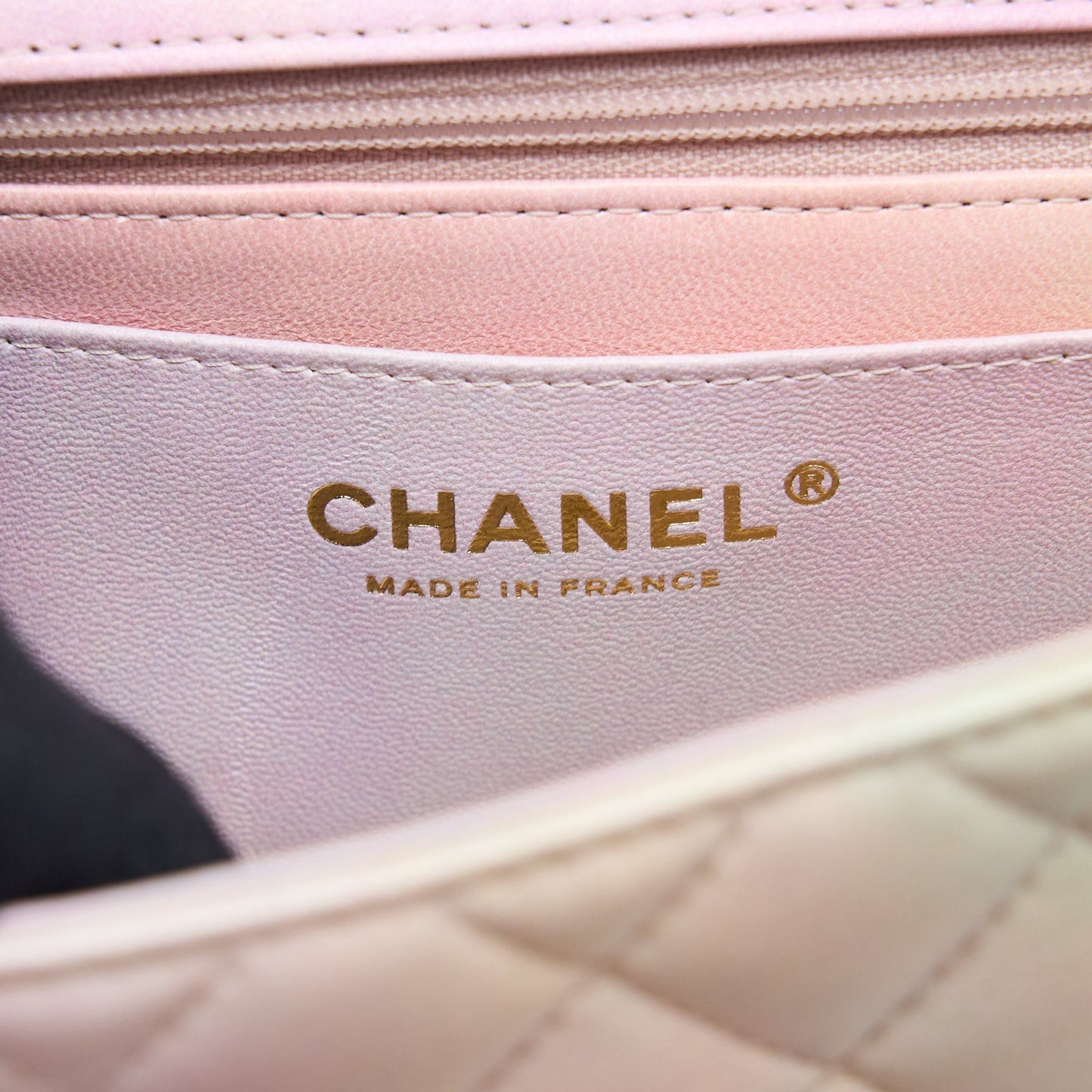 Chanel Top Handle Mini Rectangular Flap Ombré Multicolour Lambskin  (Microchip)