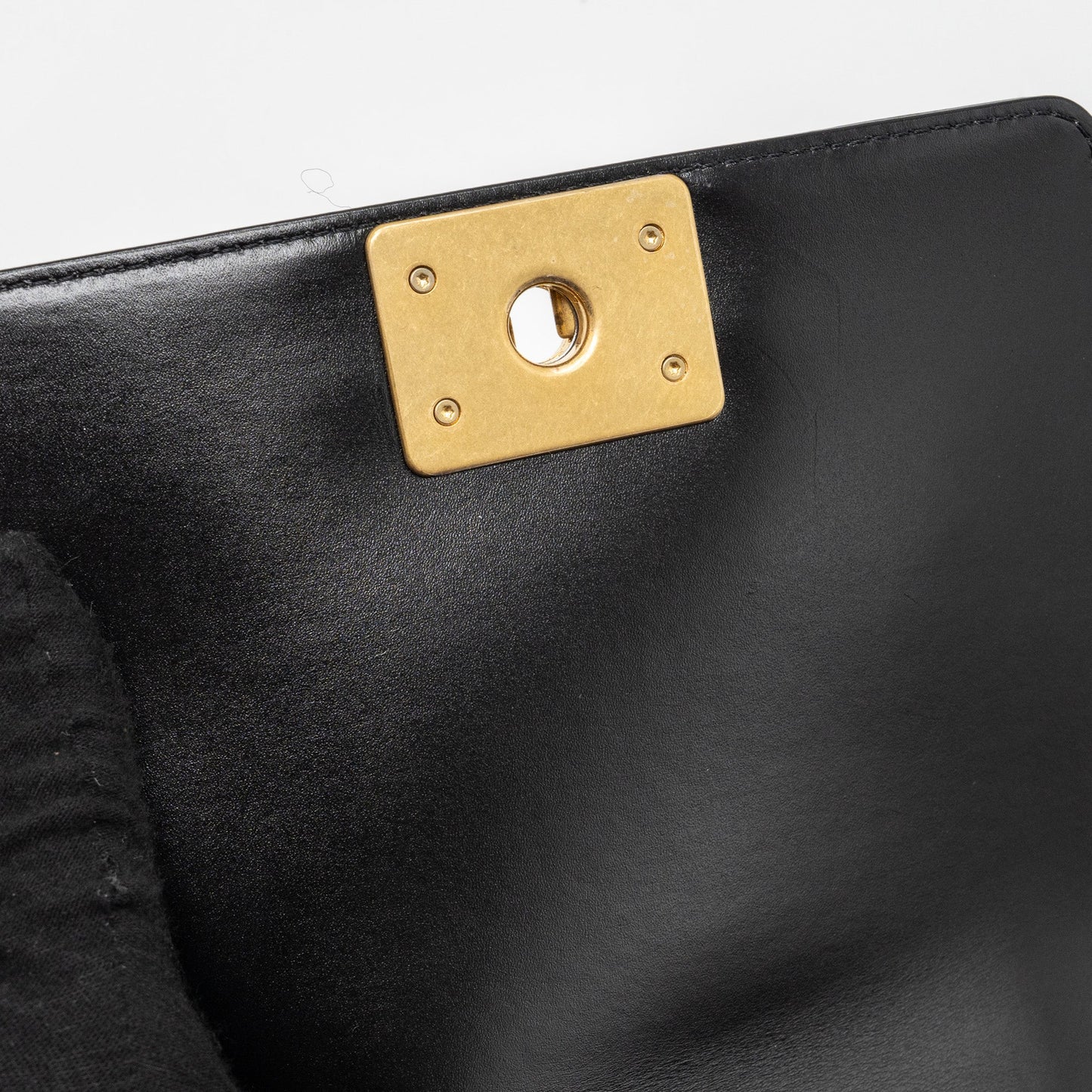 Chanel mini square boy bag limited edition calfskin black  (microchip)