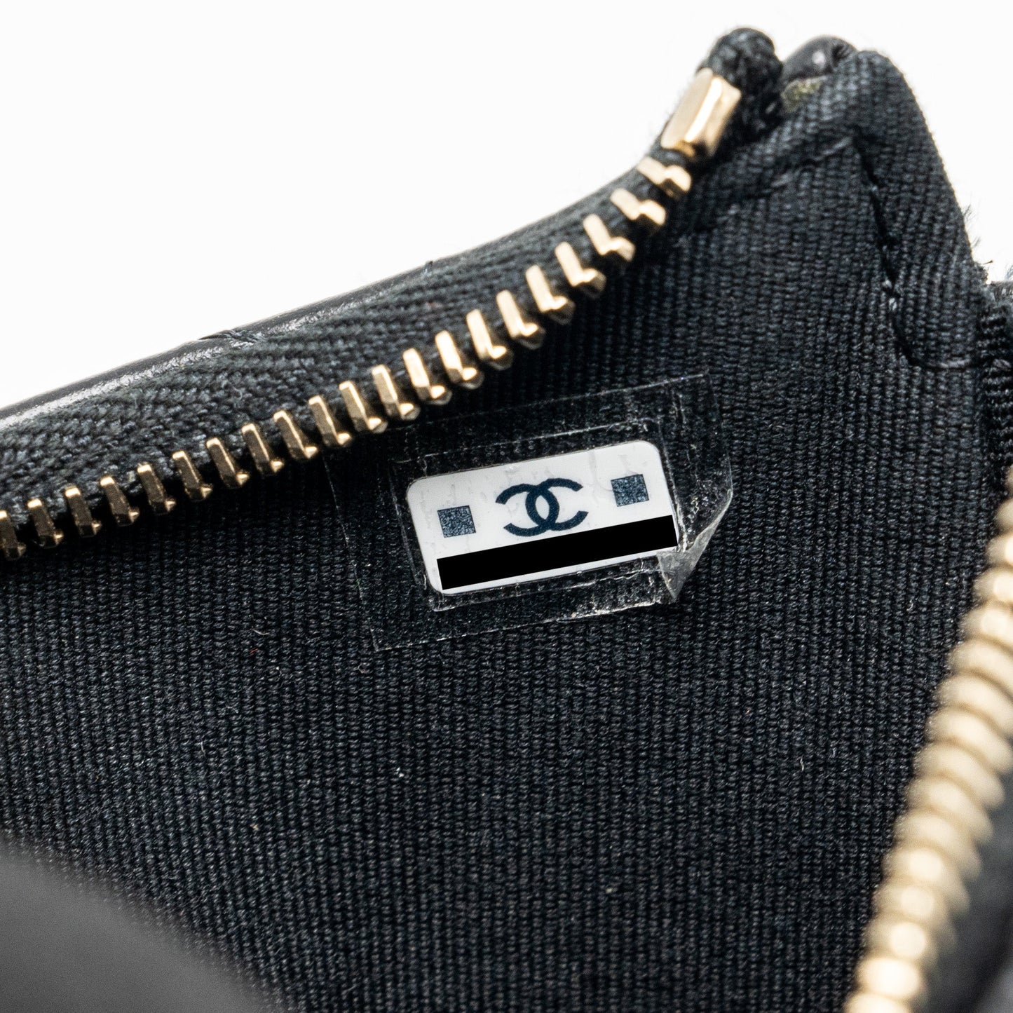 Chanel 23k Small Hobo Shoulder Bag Calfskin Black  (microchip)