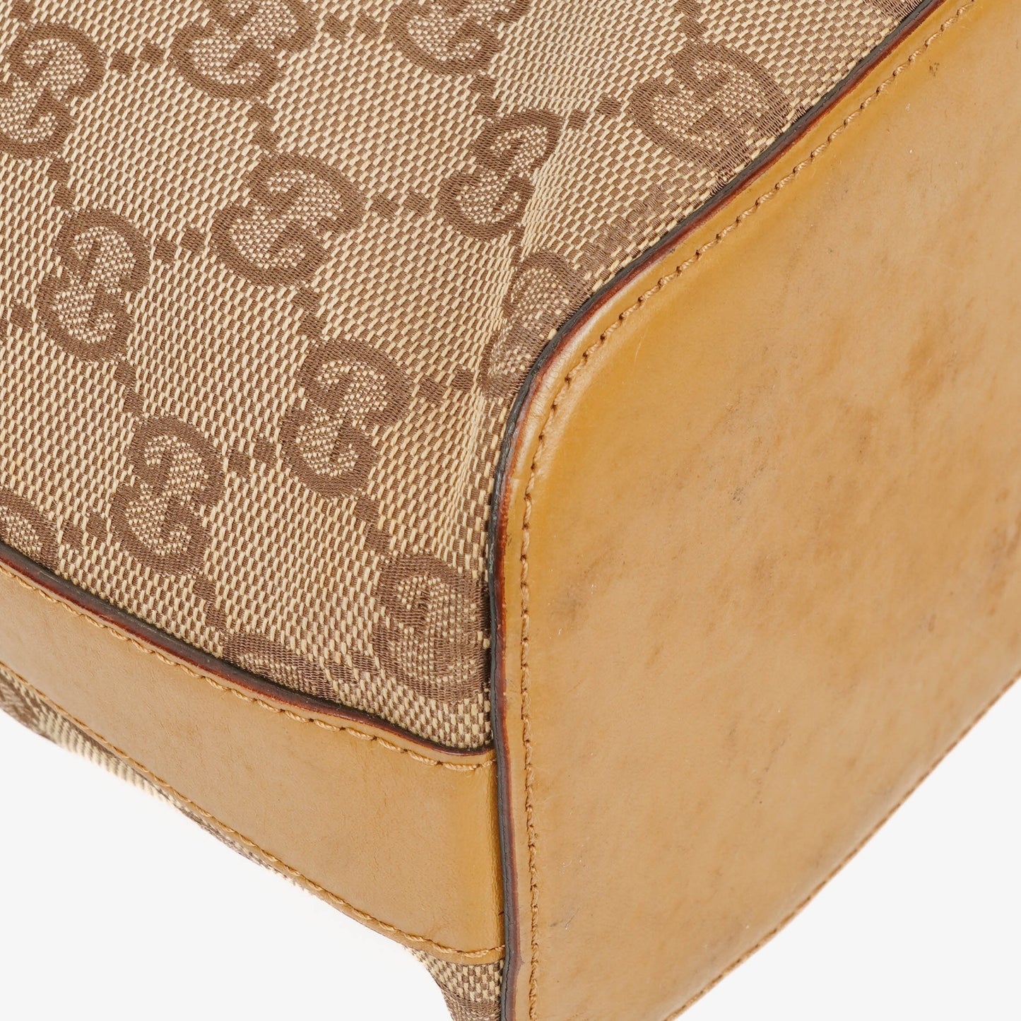 Gucci GG Canvas And Leather Shoulder Hobo Bag
