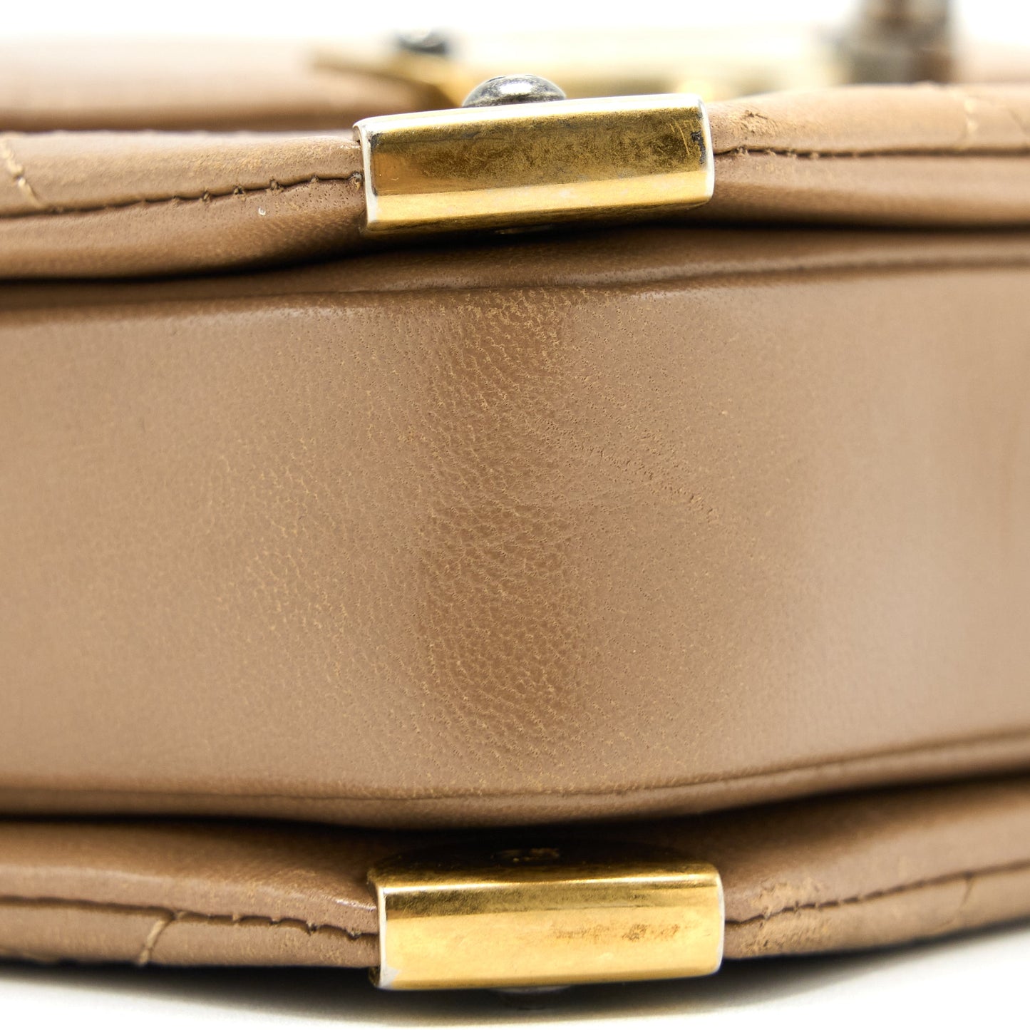 Chanel Messenger Flap Bag Lambskin Beige