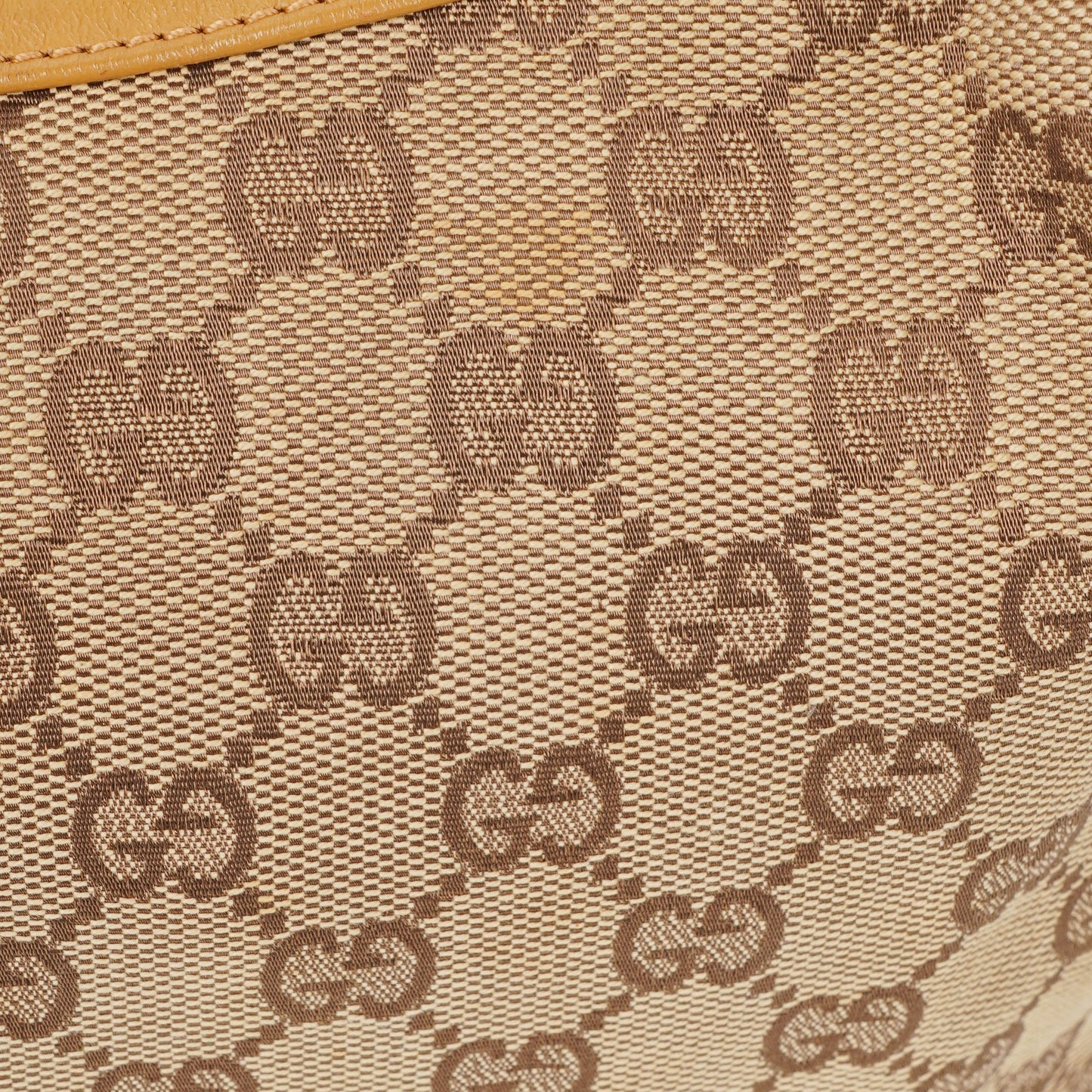 Gucci GG Canvas And Leather Shoulder Hobo Bag