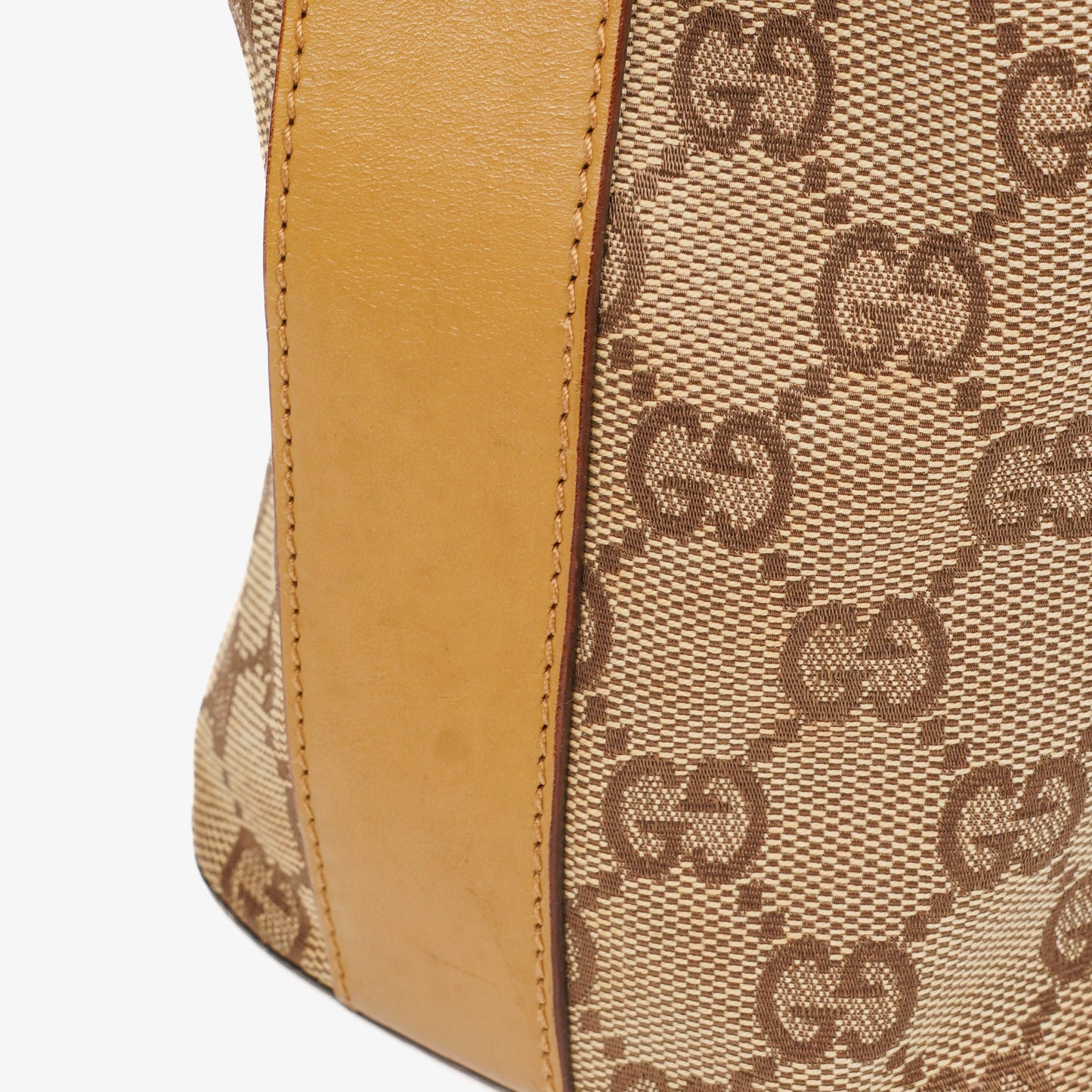 Gucci GG Canvas And Leather Shoulder Hobo Bag