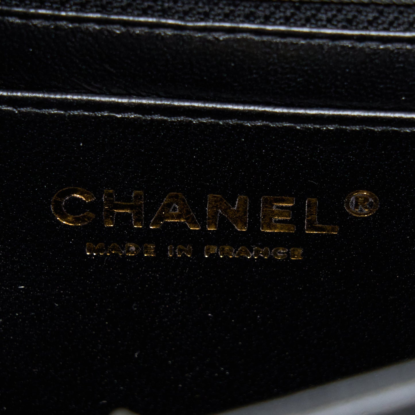Chanel Mini Square Flap Bag Lambskin Black L