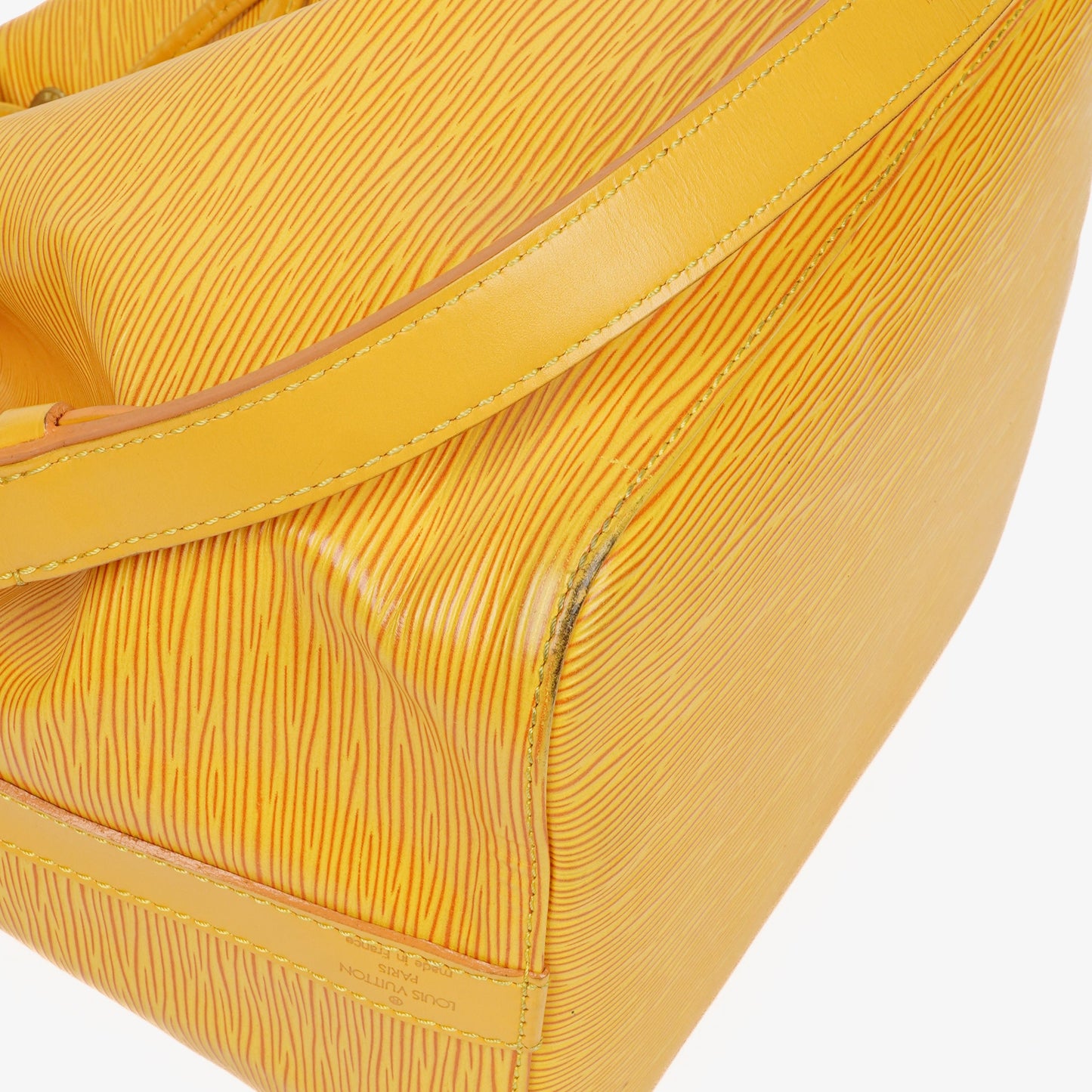 Louis Vuitton Petit Noe Yellow EPI Leather Shoulder Bag