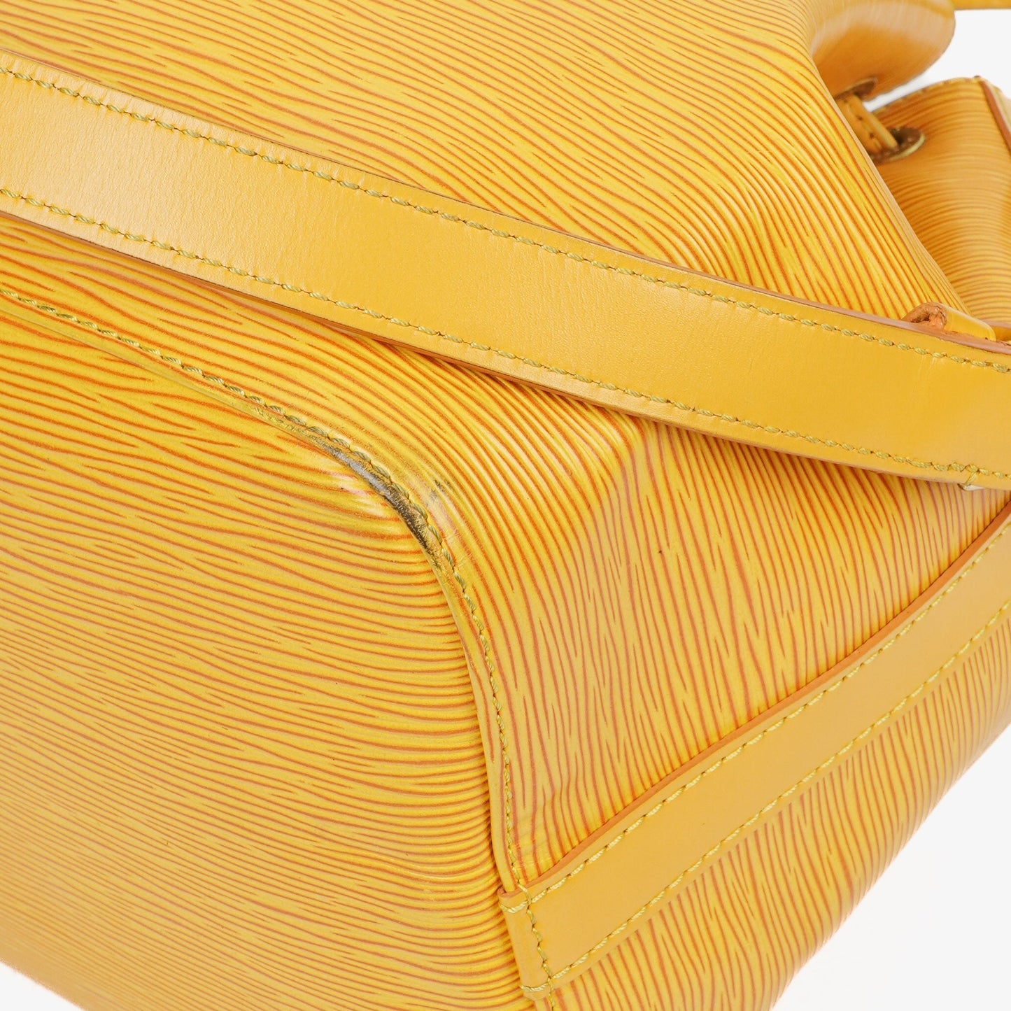 Louis Vuitton Petit Noe Yellow EPI Leather Shoulder Bag