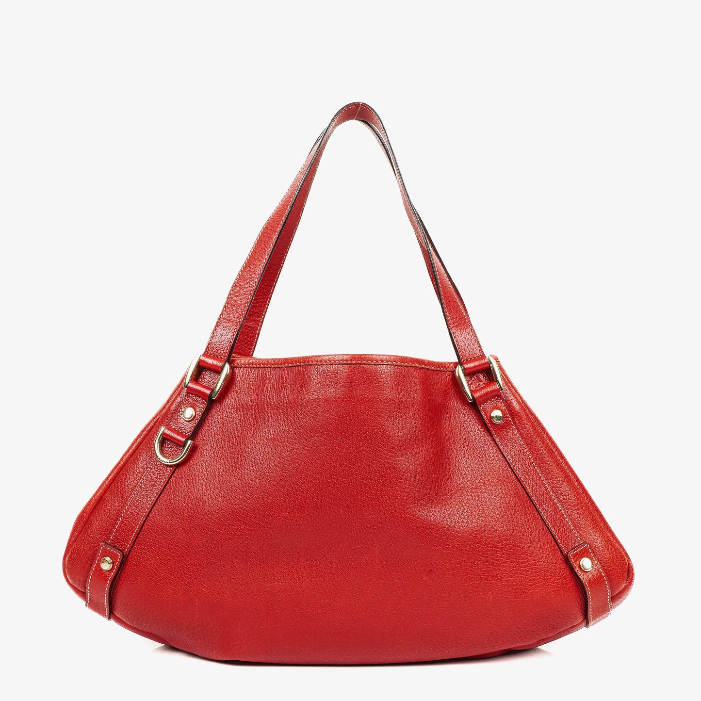 Gucci Abbey Red Leather Tote Bag