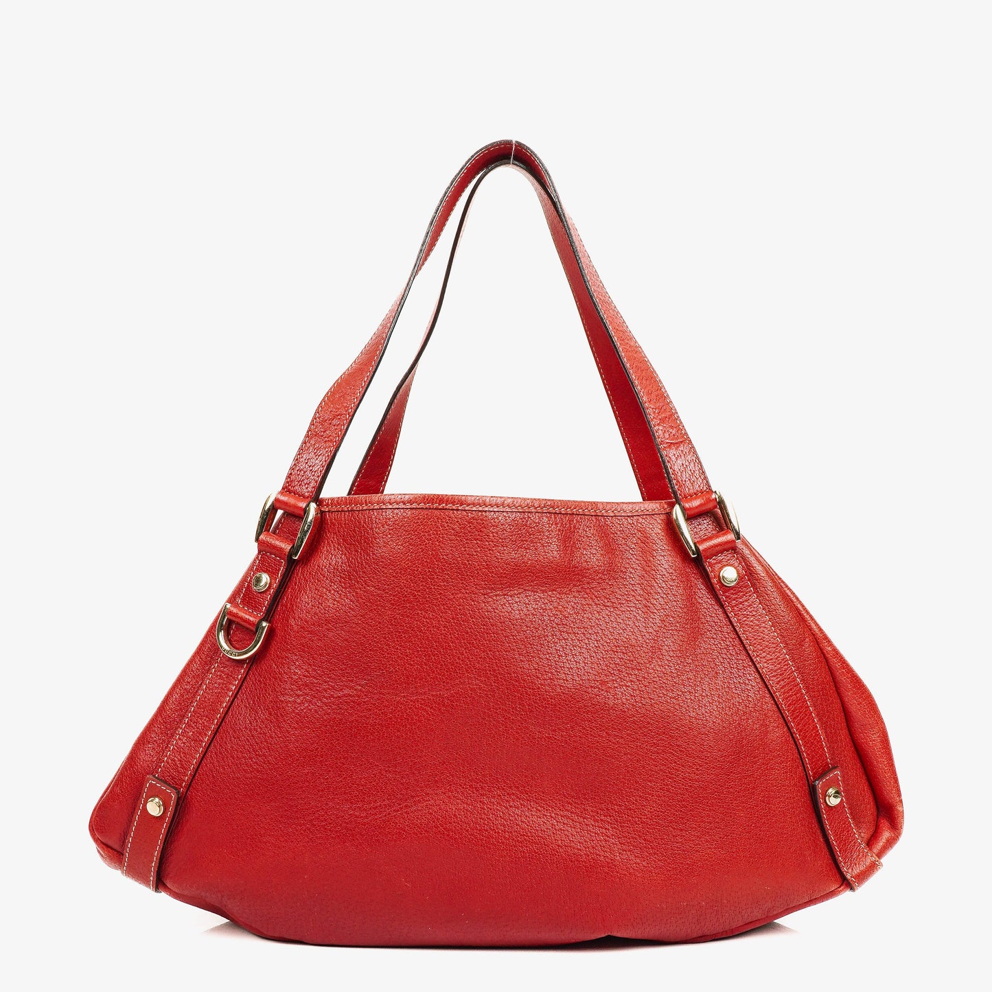 Gucci Abbey Red Leather Tote Bag