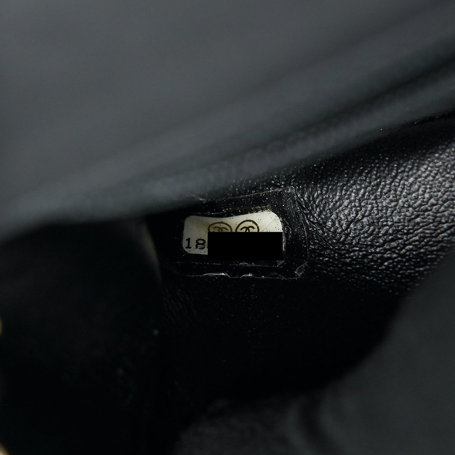 Chanel Mini Rectangular Flap Bag Patent Leather Black