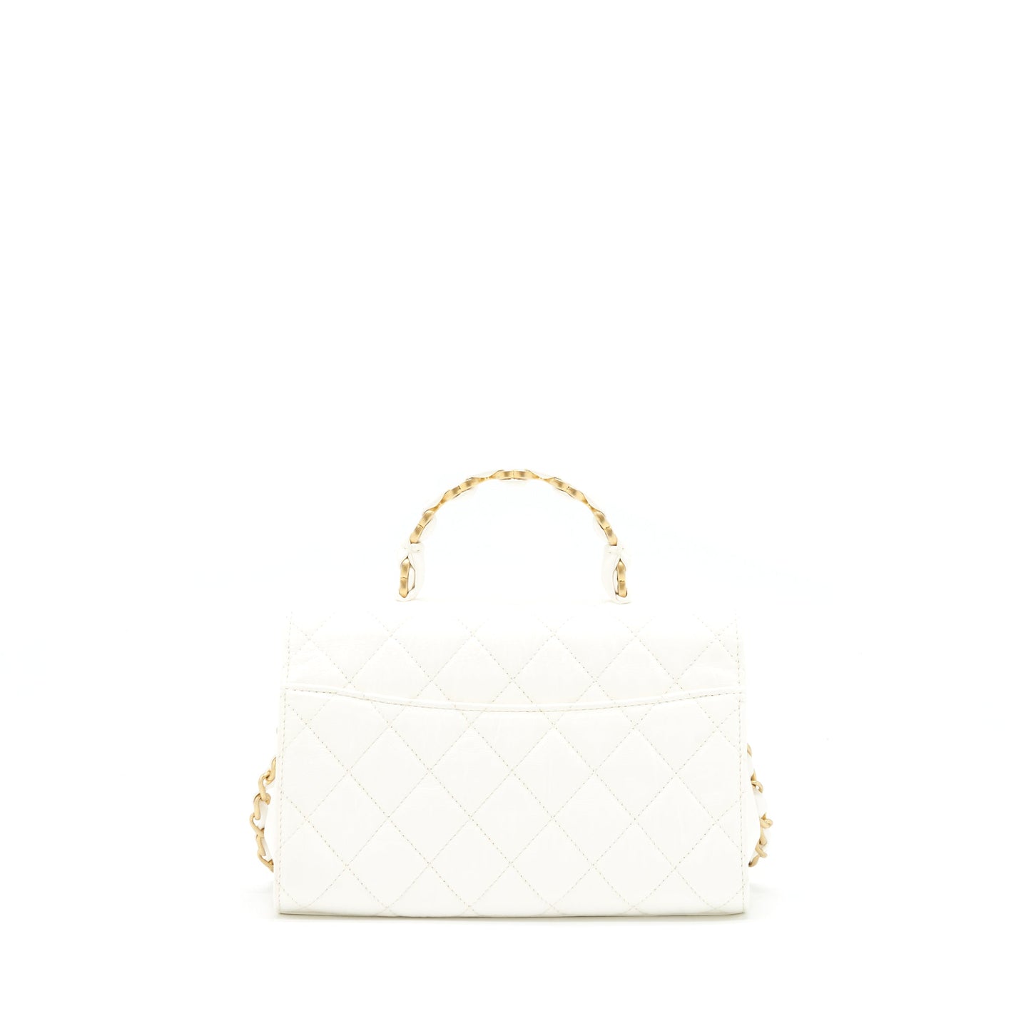 Chanel Seasonal Flap Bag Lambskin White