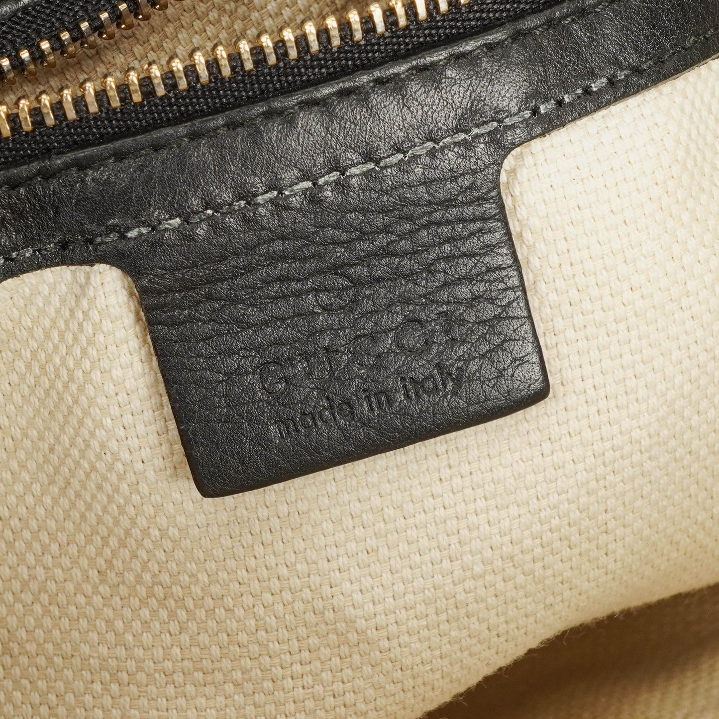 Gucci Soho Black Pebbled Leather Bag