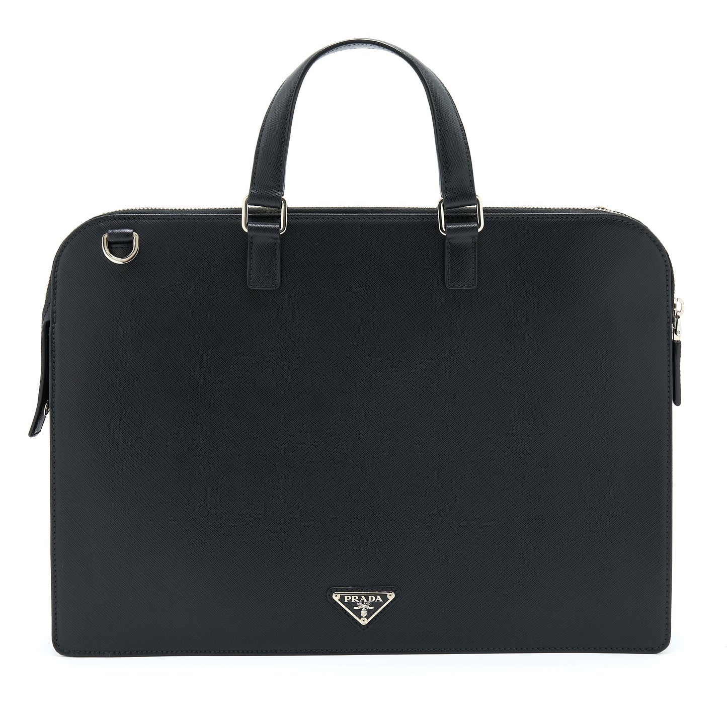 Prada Saffiano Briefcase Black