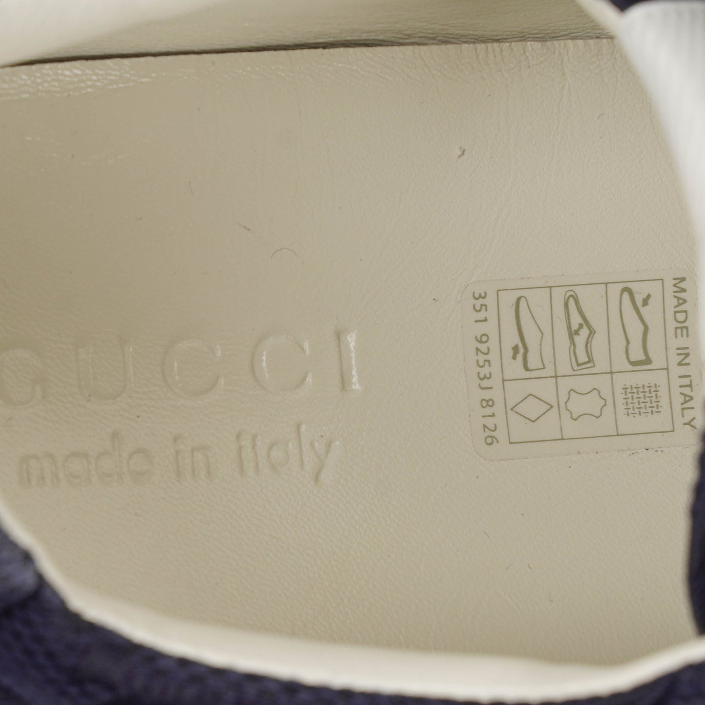 Gucci Rhyton Blue GG Supreme Sneakers