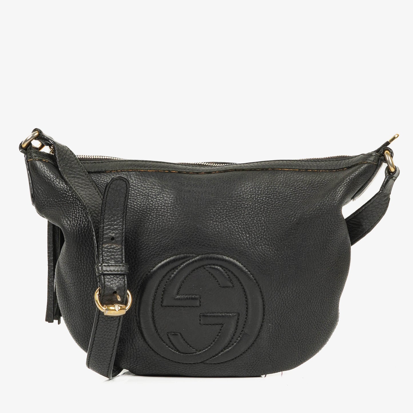 Gucci Soho Black Pebbled Leather Bag