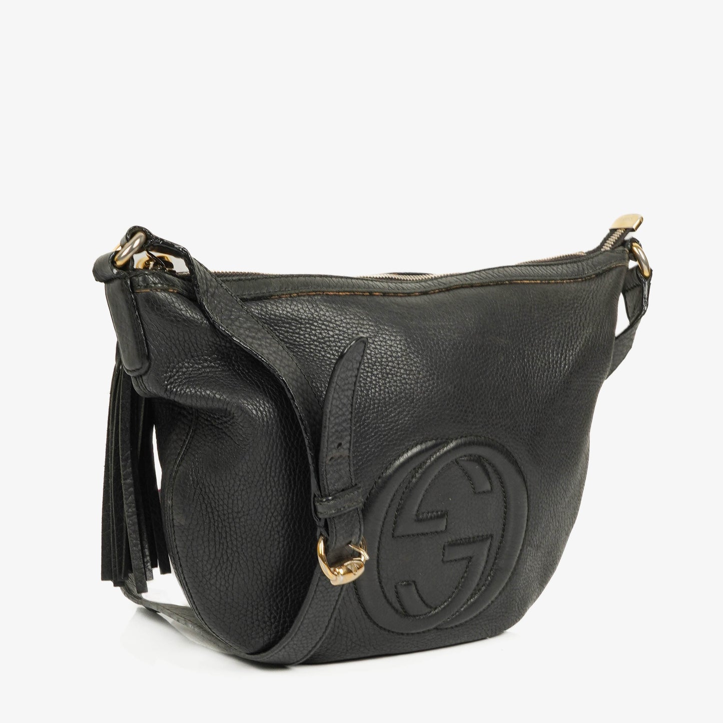 Gucci Soho Black Pebbled Leather Bag