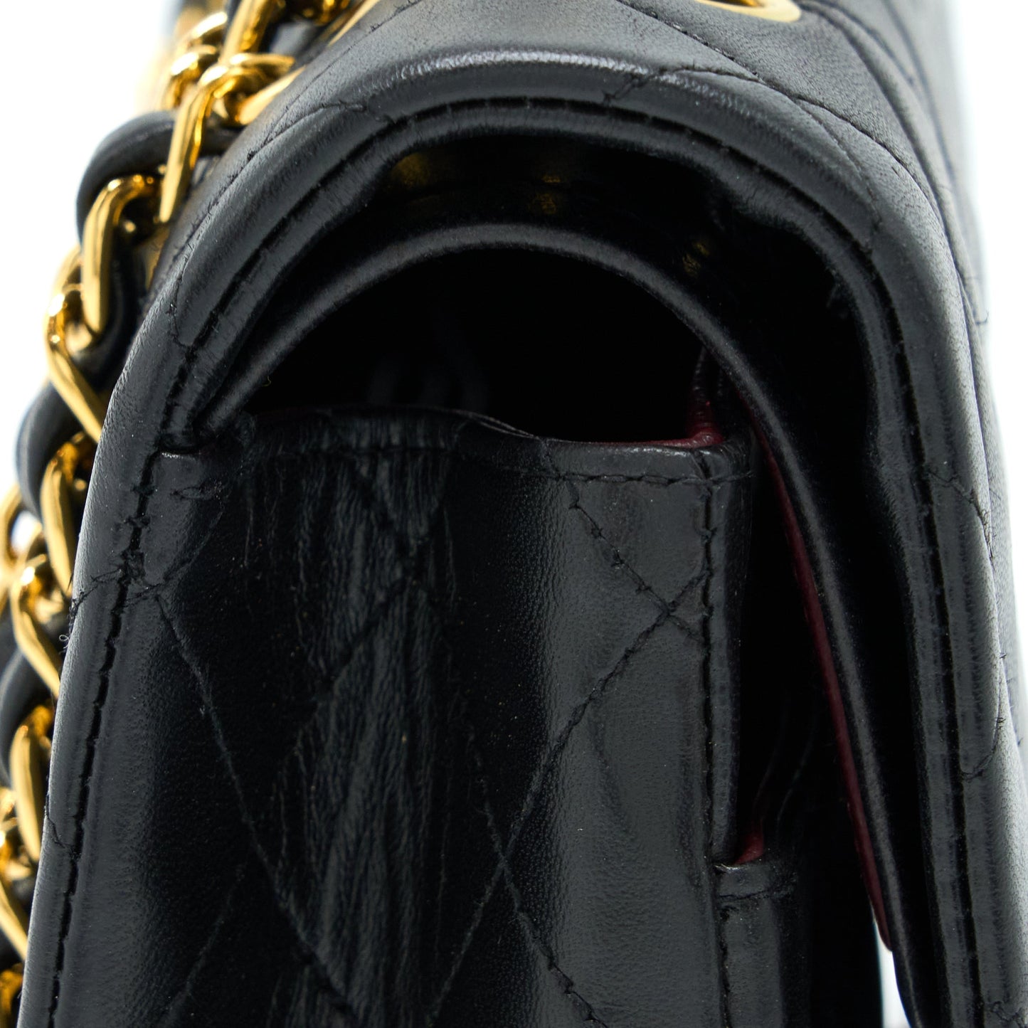Chanel  Medium Flap Bag Lambskin Black