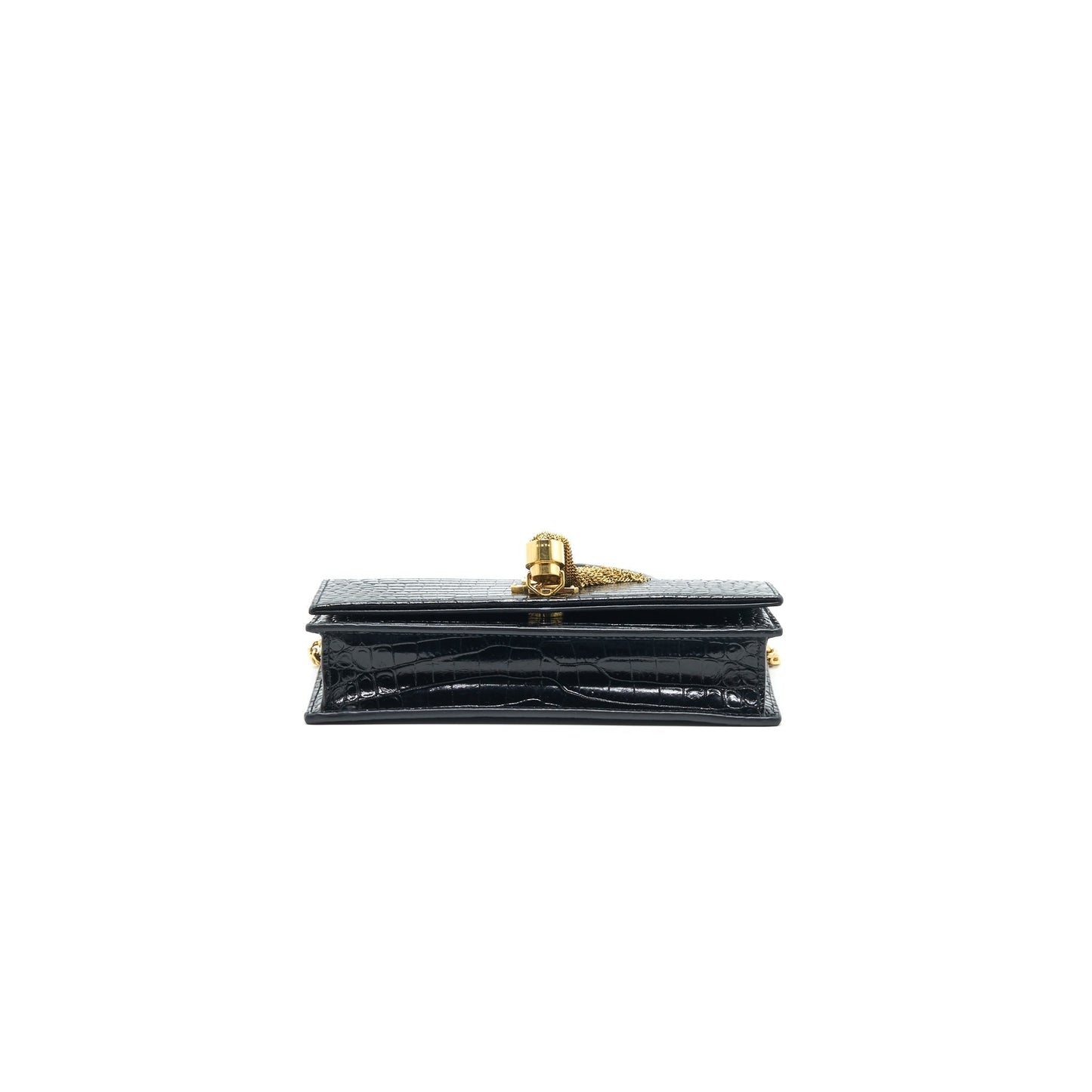 Saint Laurent / Kate Small Chain Wallet with Tassel Black