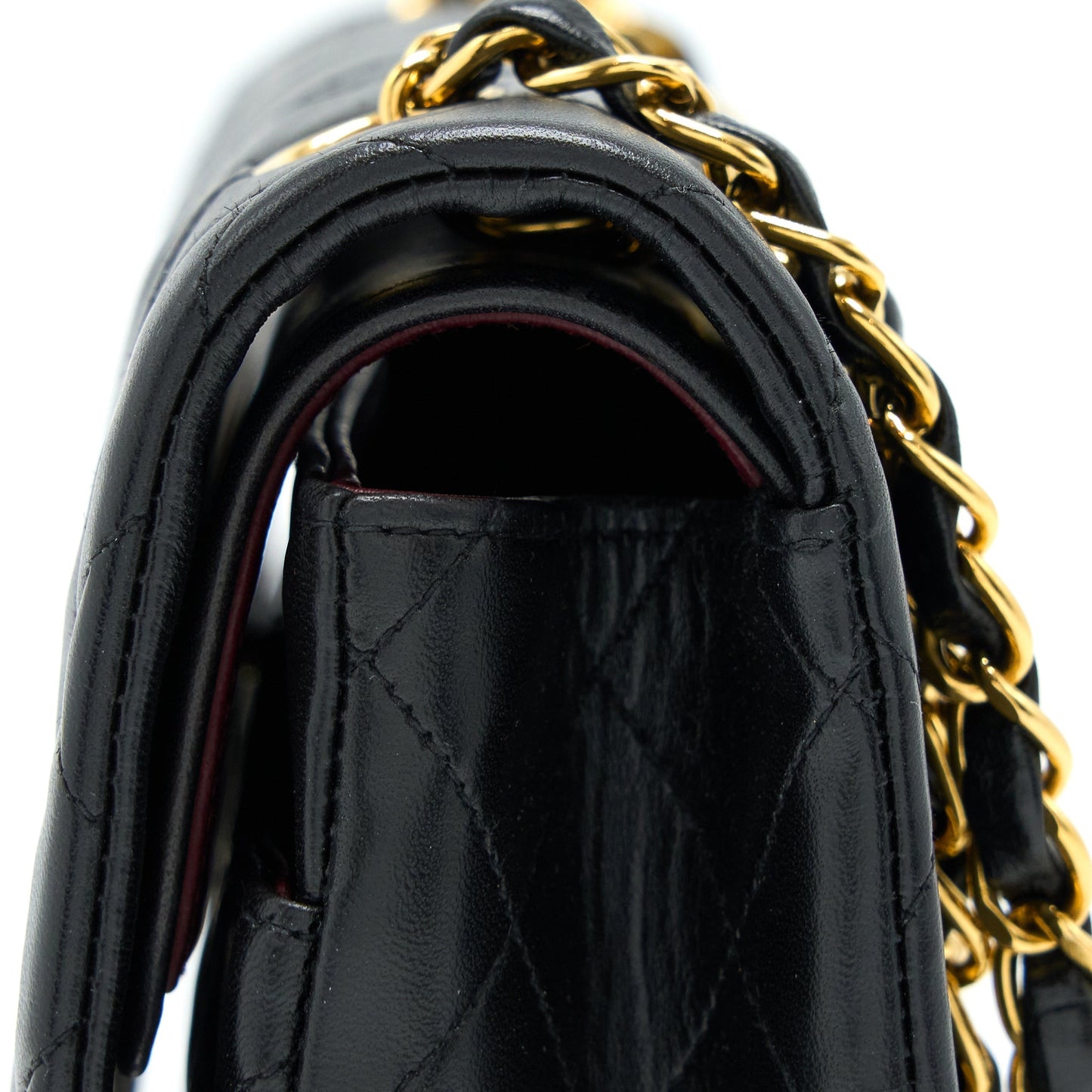Chanel  Medium Flap Bag Lambskin Black