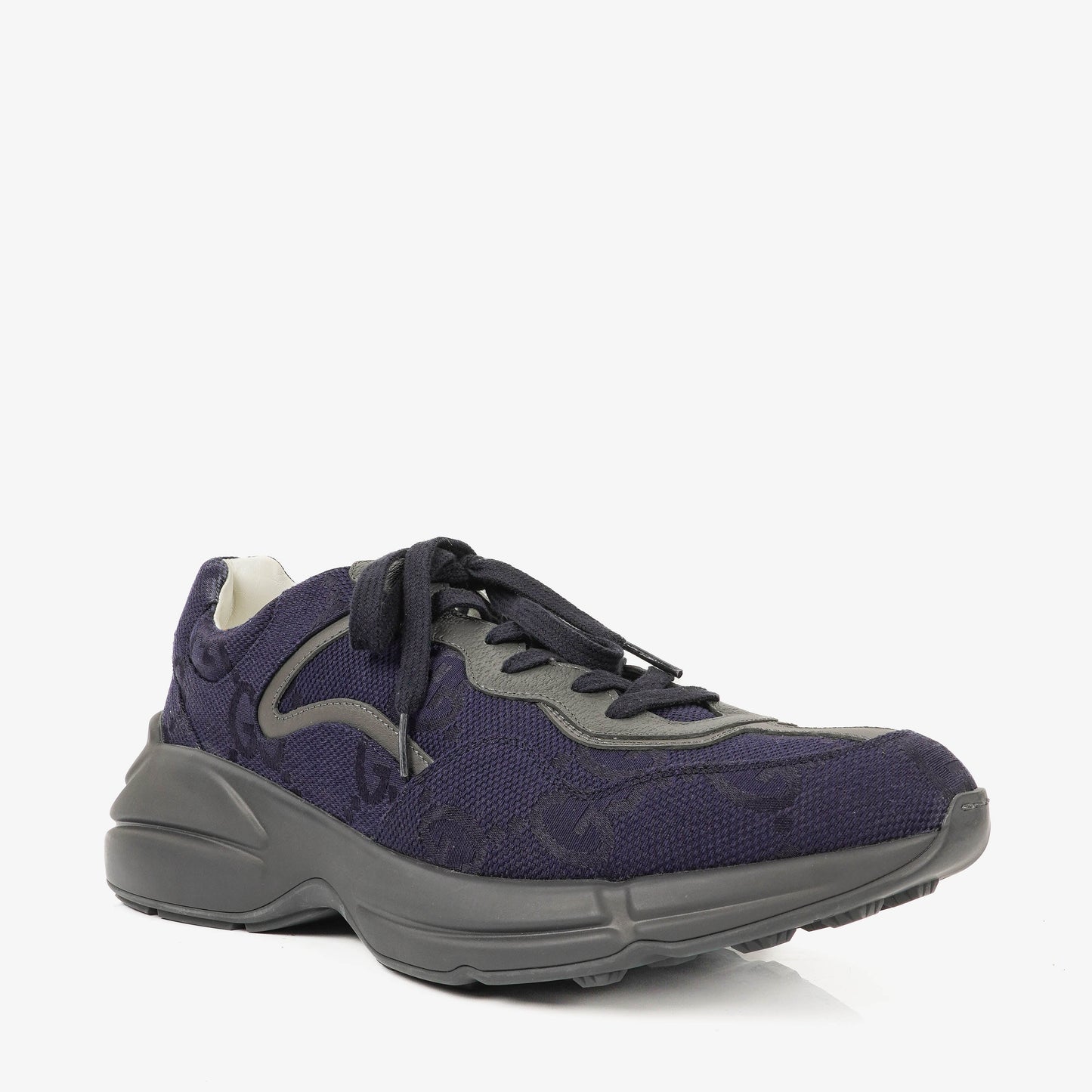 Gucci Rhyton Blue GG Supreme Sneakers