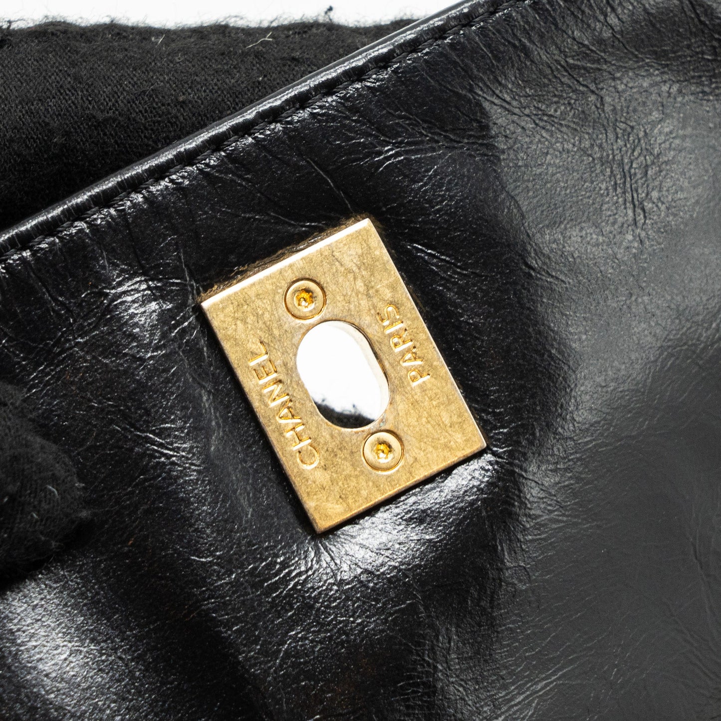 Chanel Medium In The Mix Flap Bag Leather Black/Beige/Cream