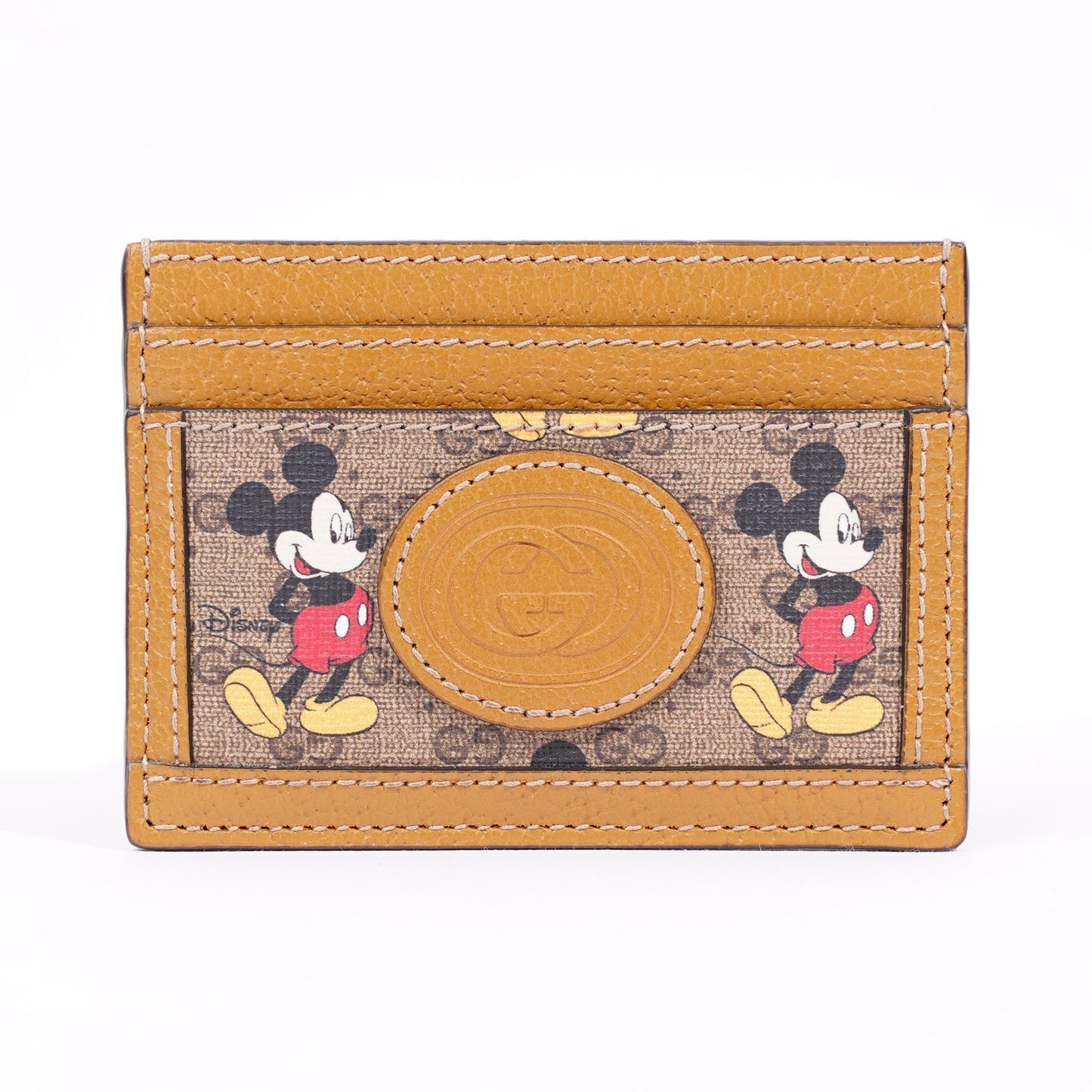 Gucci x Disney Womens Card Holder Brown