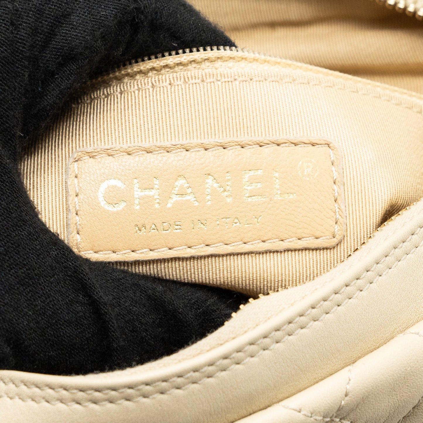 Chanel Medium In The Mix Flap Bag Leather Black/Beige/Cream