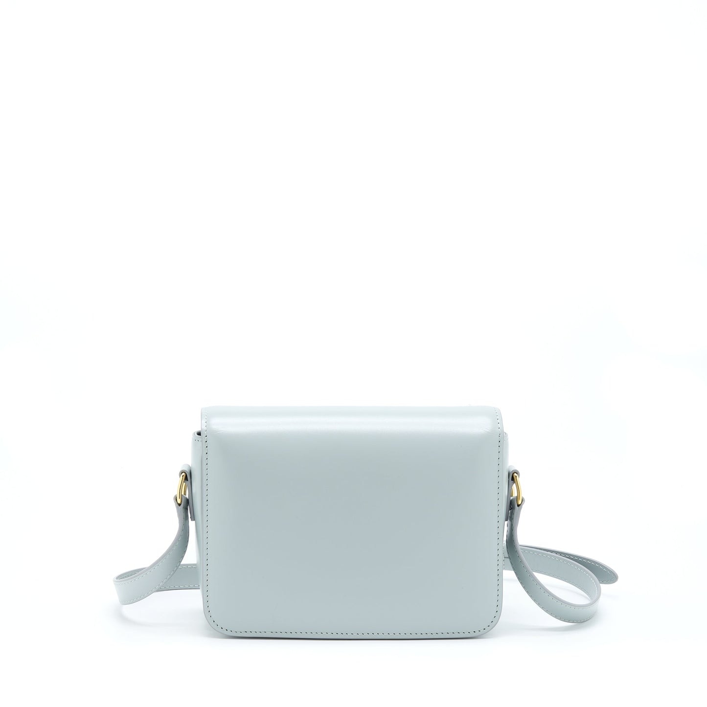 Celine Teen Triomphe Purse Calfskin Mineral