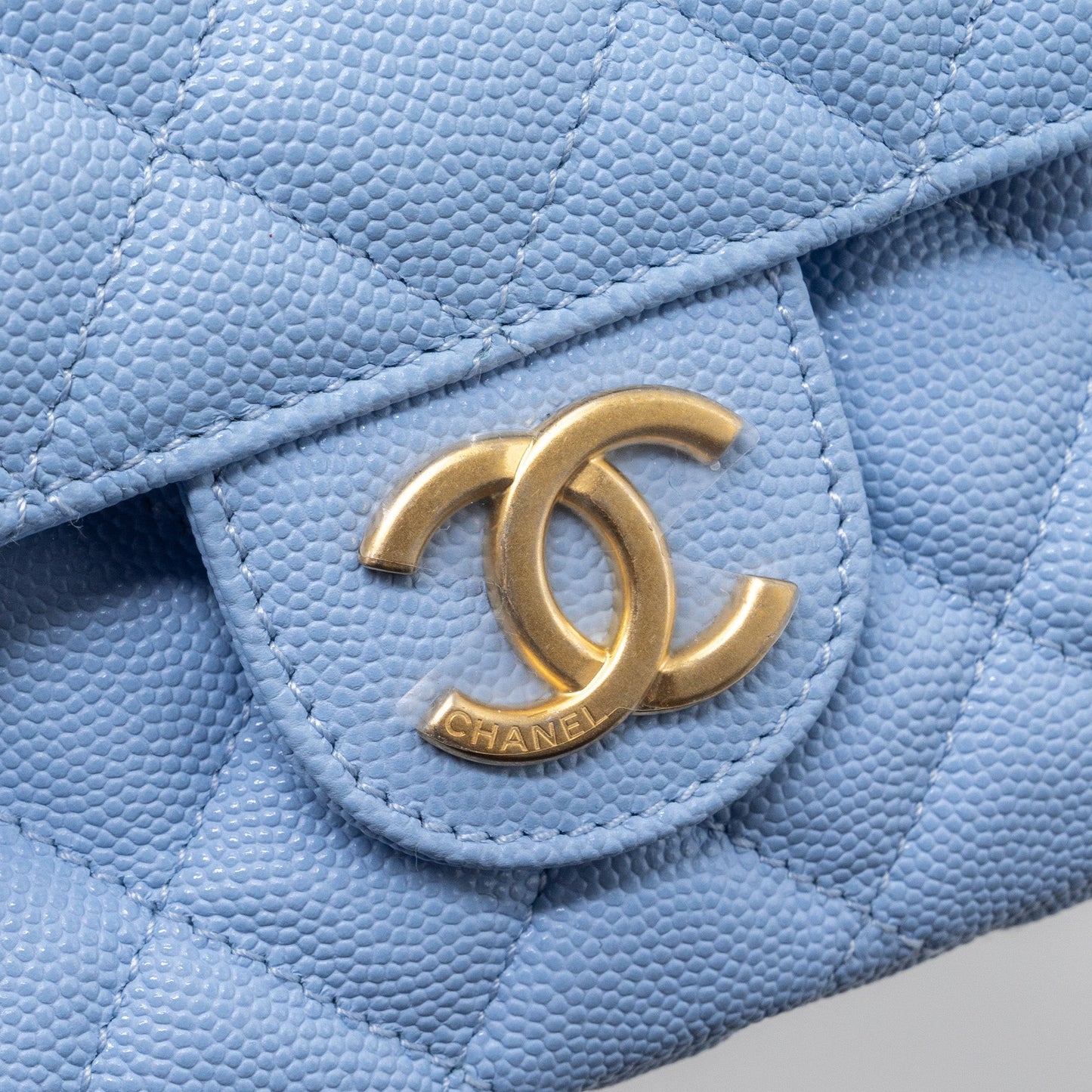Chanel 23c Small Hobo Bag Caviar Light Blue (Microchip)