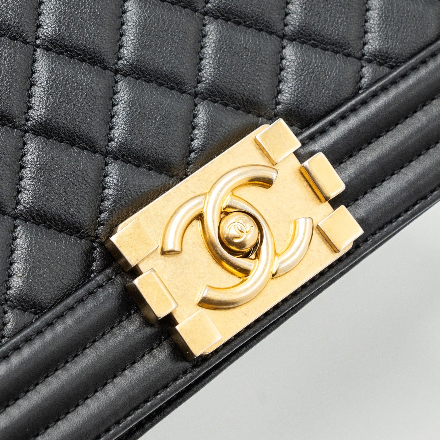 Chanel Medium Boy Bag Calfskin Black