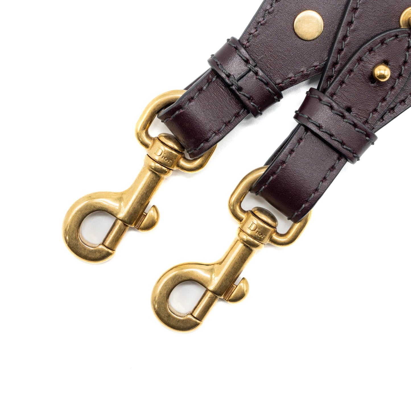 Dior Shoulder strap oblique canvas / calfskin red